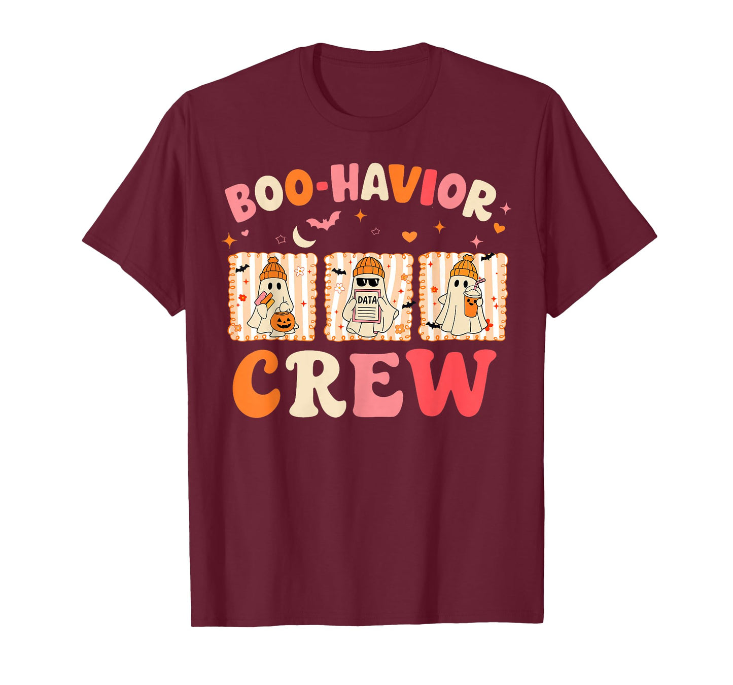 Boo Havior Crew Behavior Analyst Halloween ABA RBT T-Shirt
