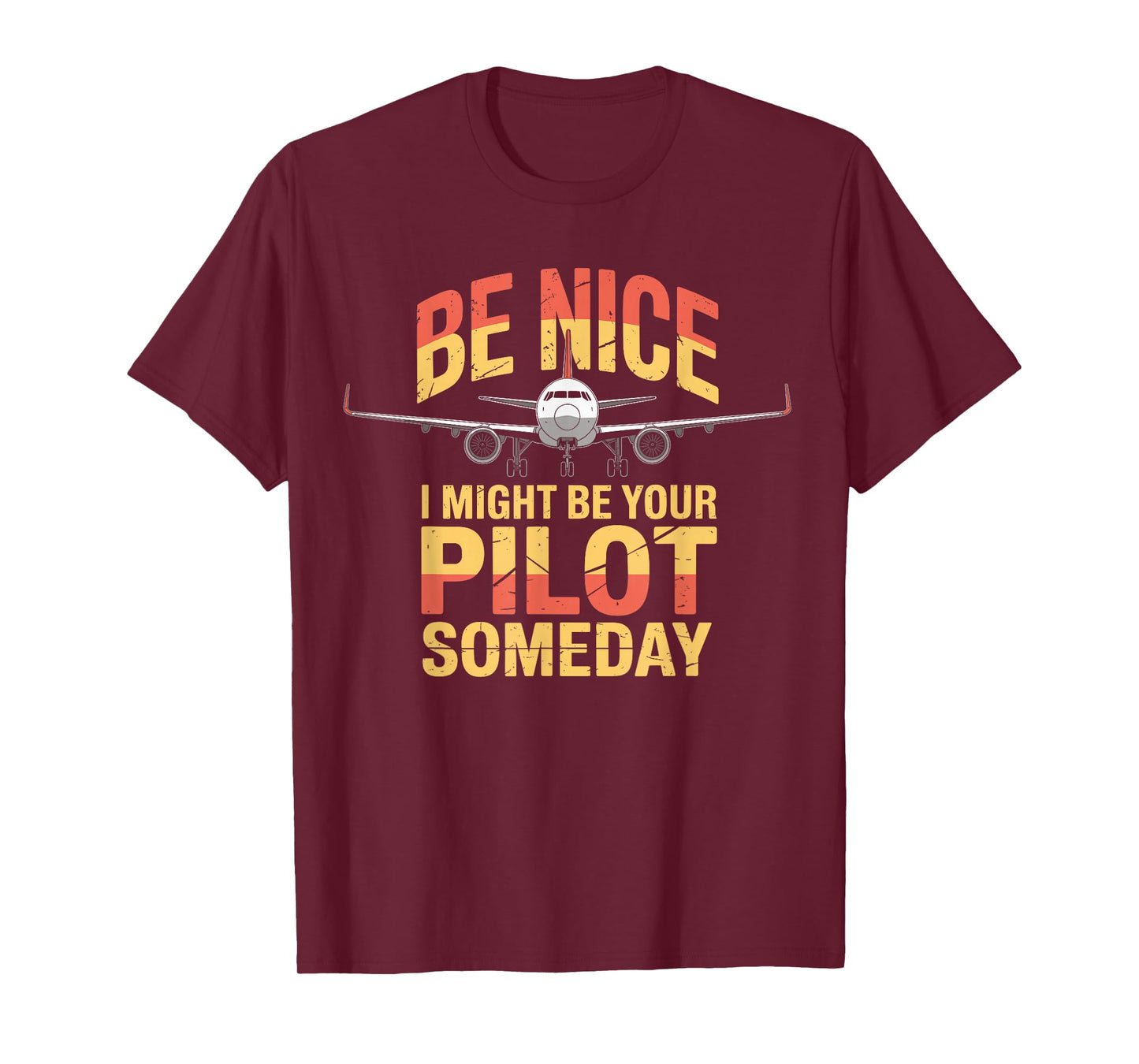 Funny Pilot Art For Men Women Kids Aviation Airplane Pilot T-Shirt