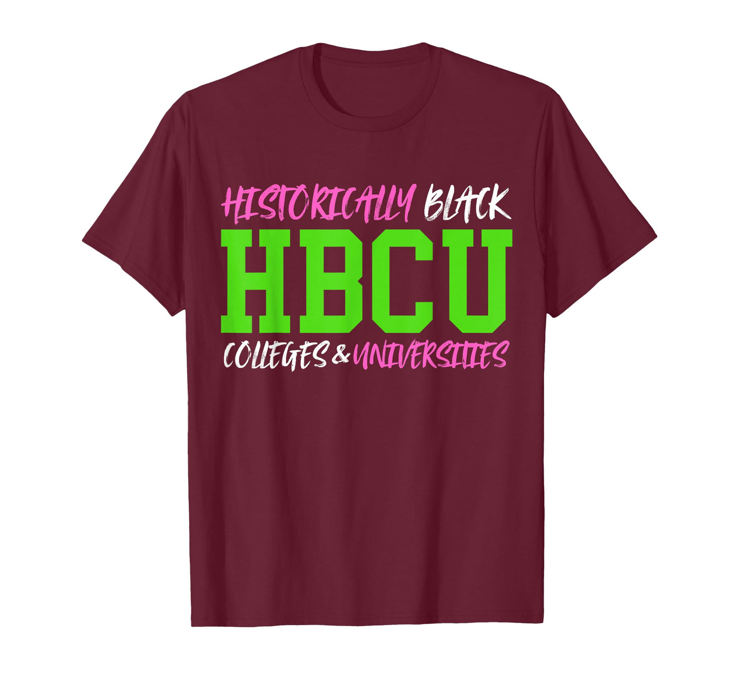 HBCU Pink And Green Historically Black College University T-Shirt