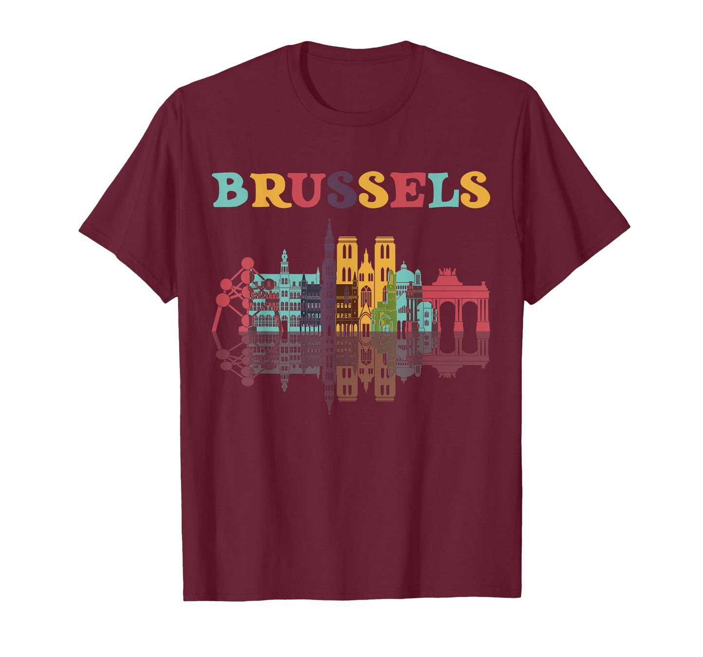 Belgium Brussels Travel Family Vacation Europian Trip Shirt T-Shirt