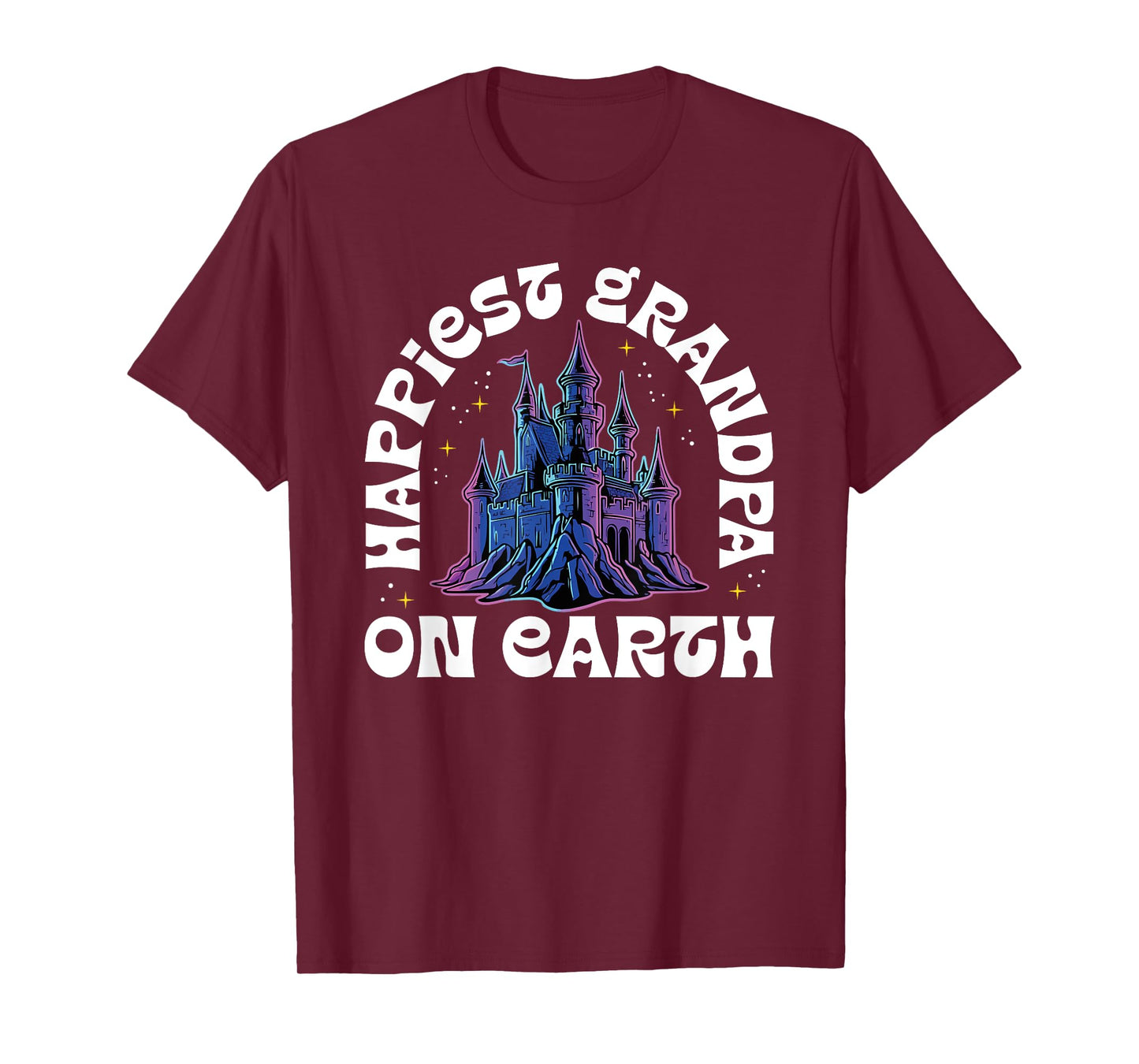 Happiest Grandpa On Earth Fantasy Castle T-Shirt