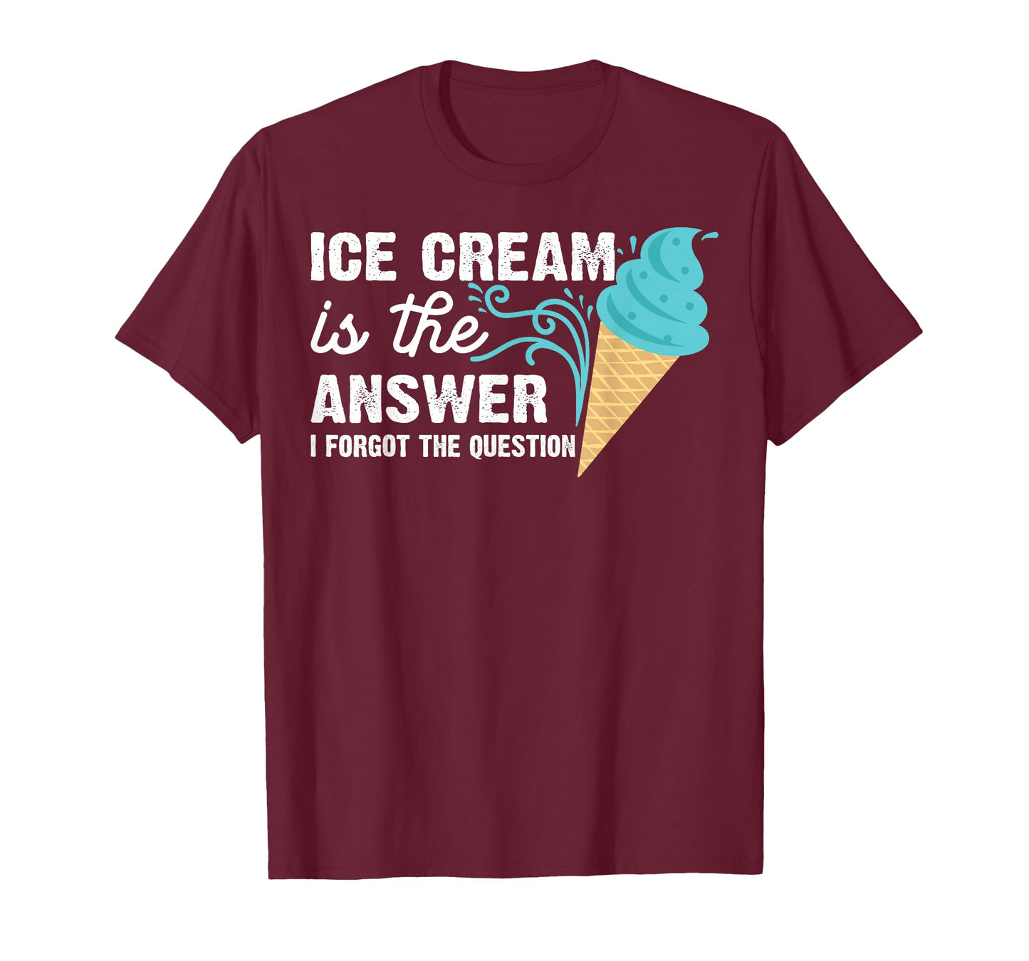 Funny Ice Cream Art for Men Women Kids Dessert Ice Cream T-Shirt