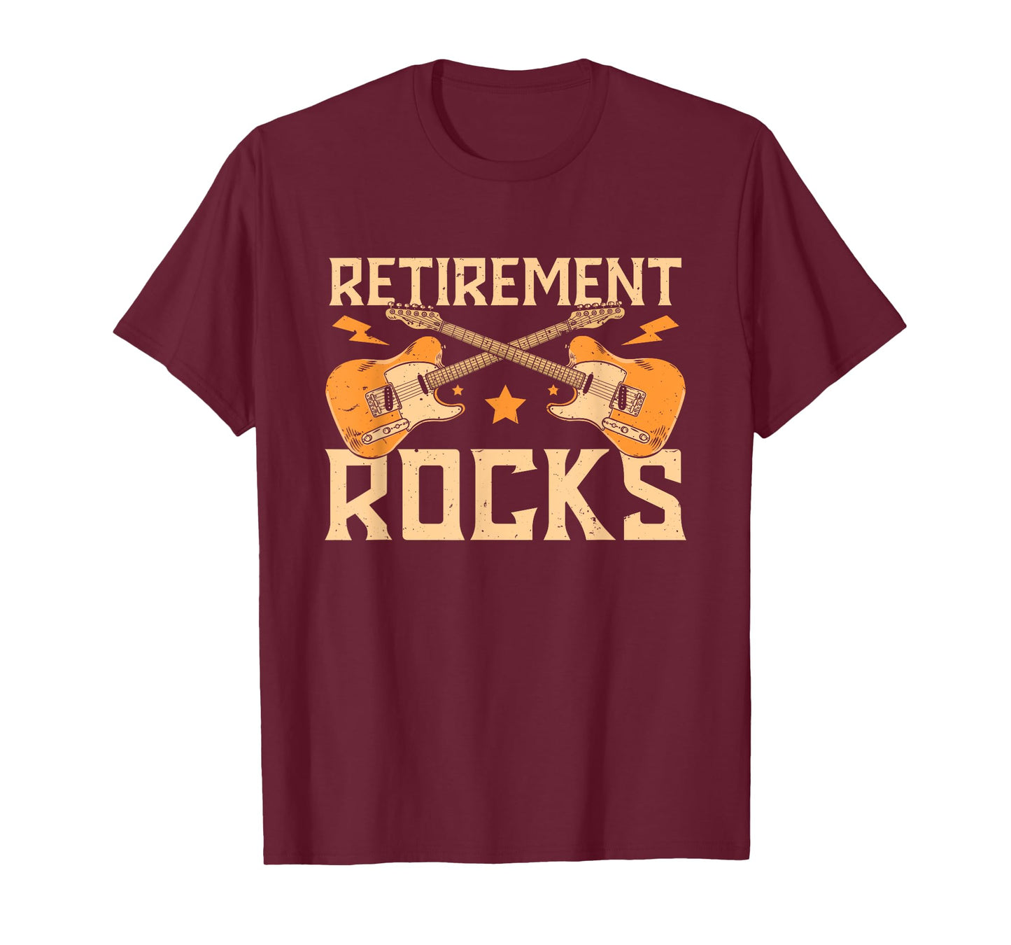 Retirement Rocks Retired Guitar Players T-Shirt