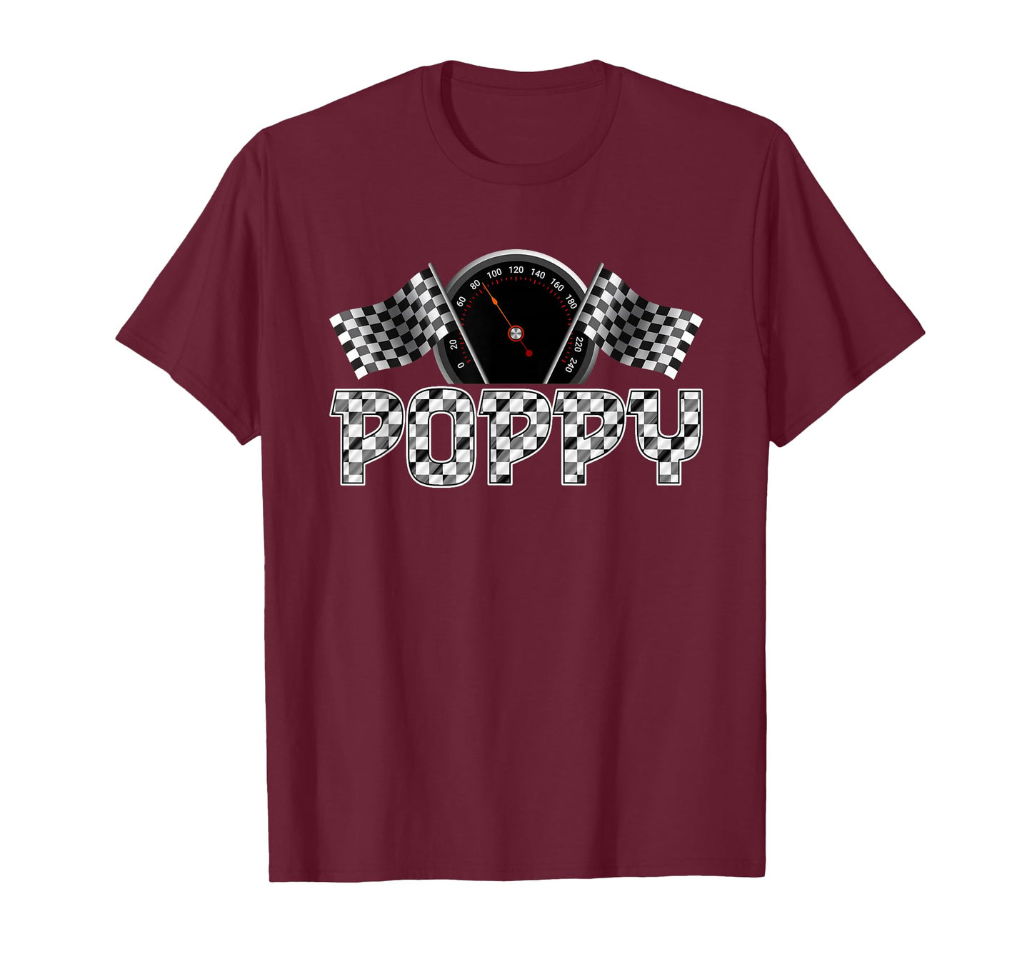 Poppy Pit Crew Family Racing Birthday Race Car T-Shirt
