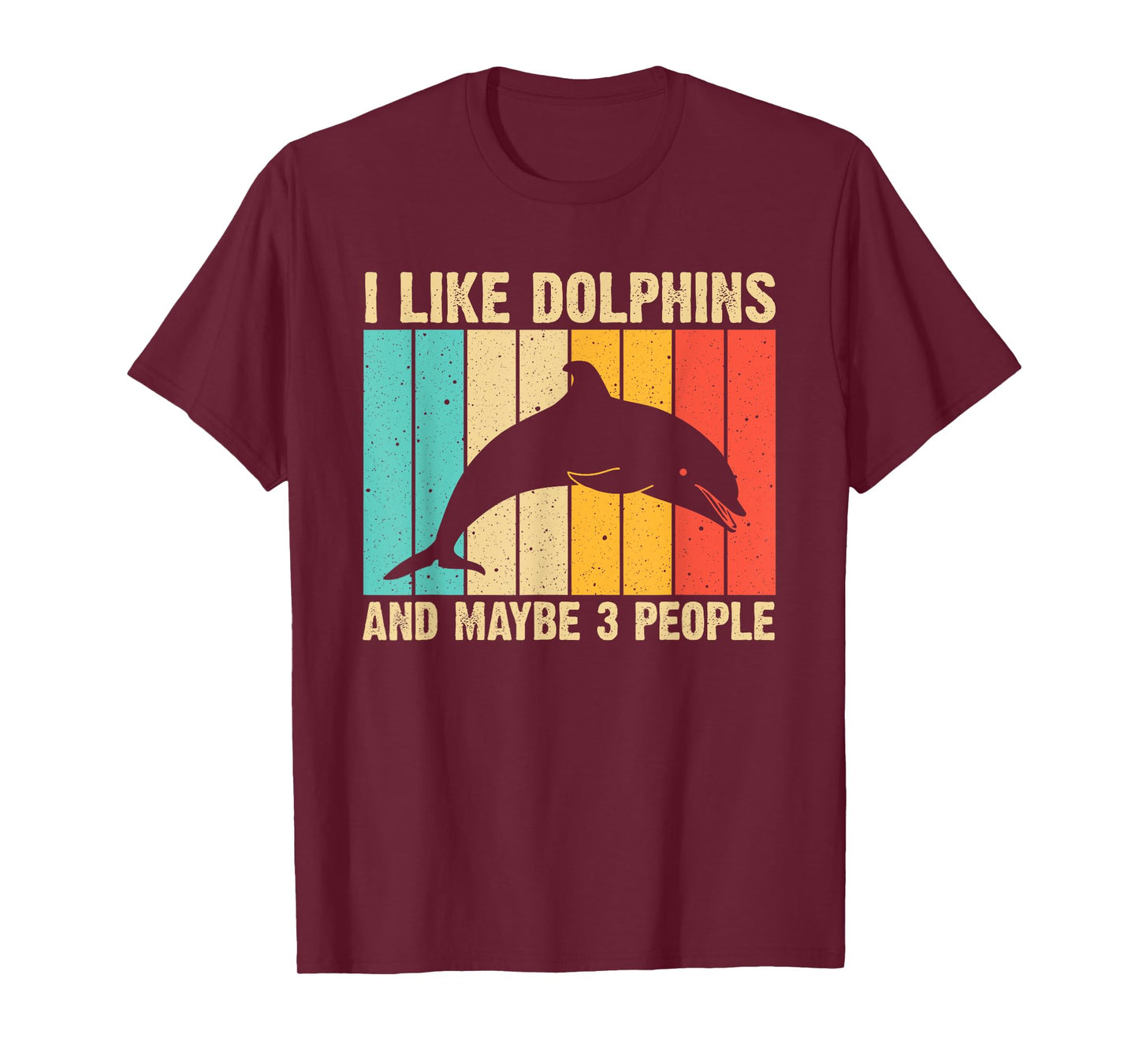 Funny Dolphin Design For Men Women Dolphin Lover Beluga Fish T-Shirt
