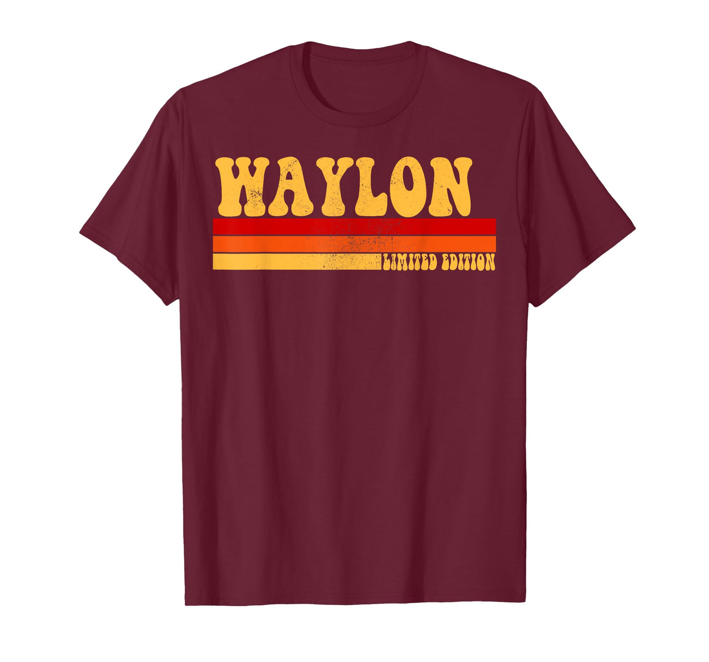 WAYLON Name Personalized Idea Men Retro Vintage WAYLON T-Shirt