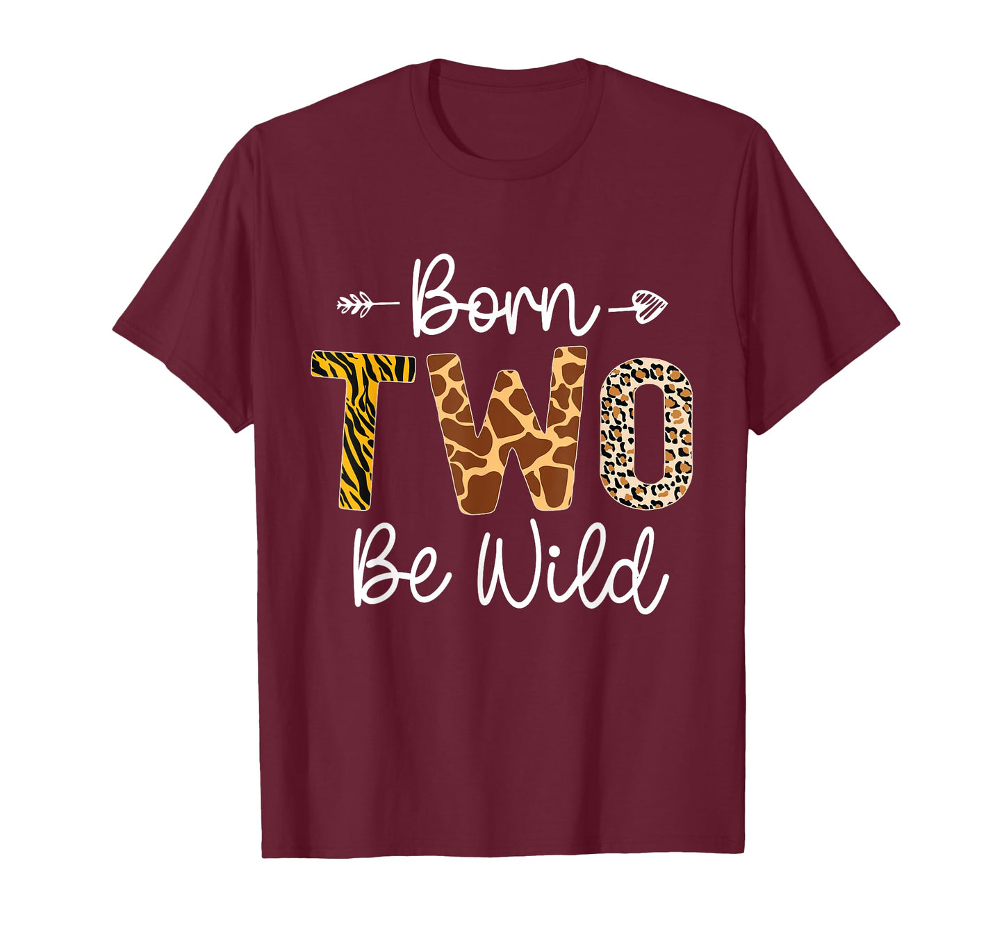 Wild Mama Born Two be Wild 2nd Birthday Zoo Jungle Safari T-Shirt