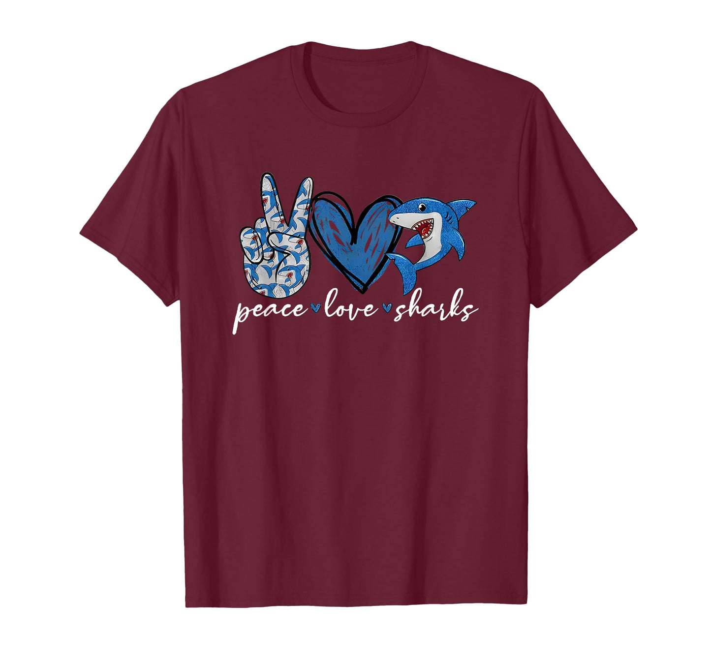 Peace Love Shark T-Shirt