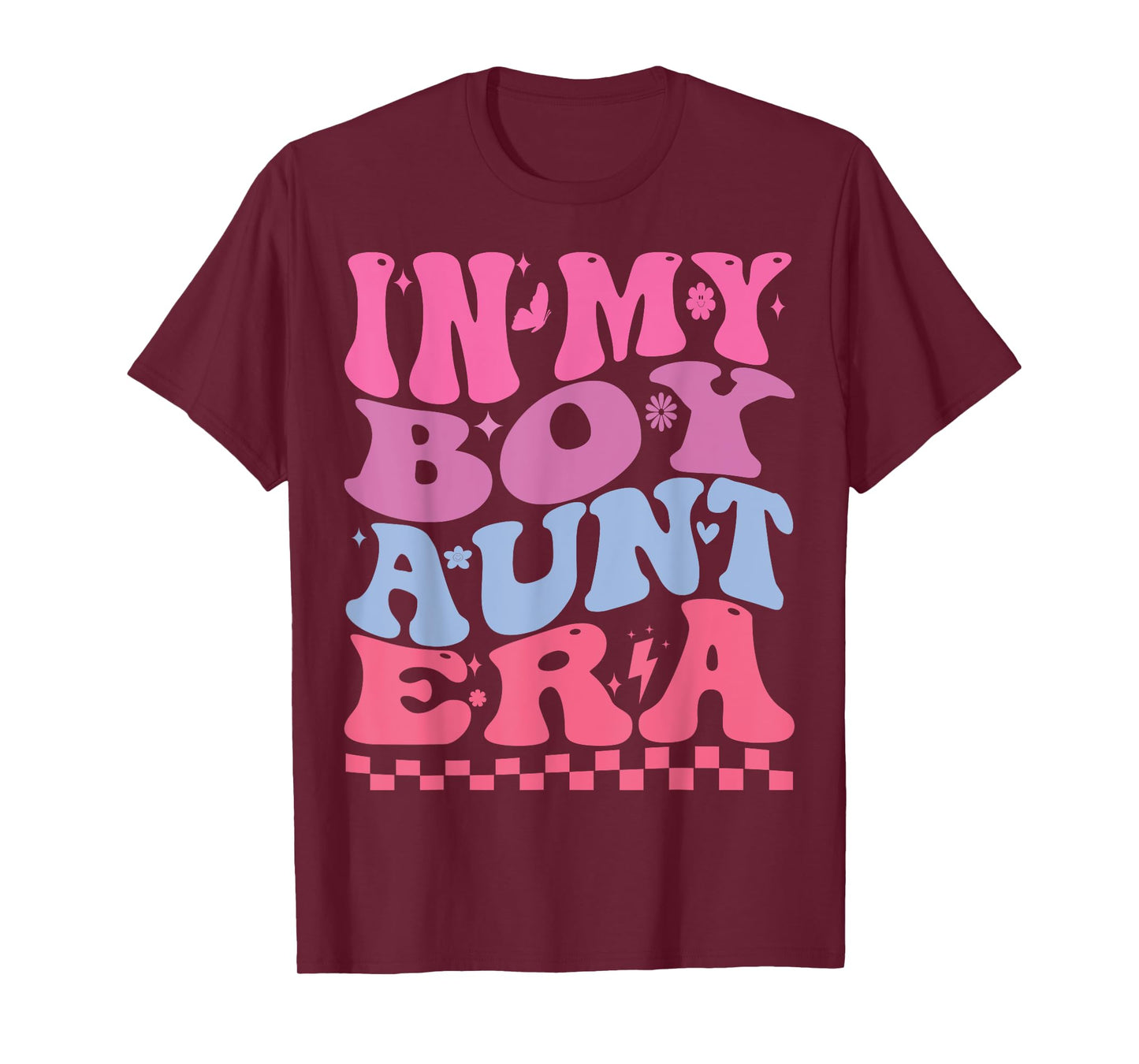 In My Boy Aunt Era Groovy Aunt Retro Aunt Funny for women T-Shirt