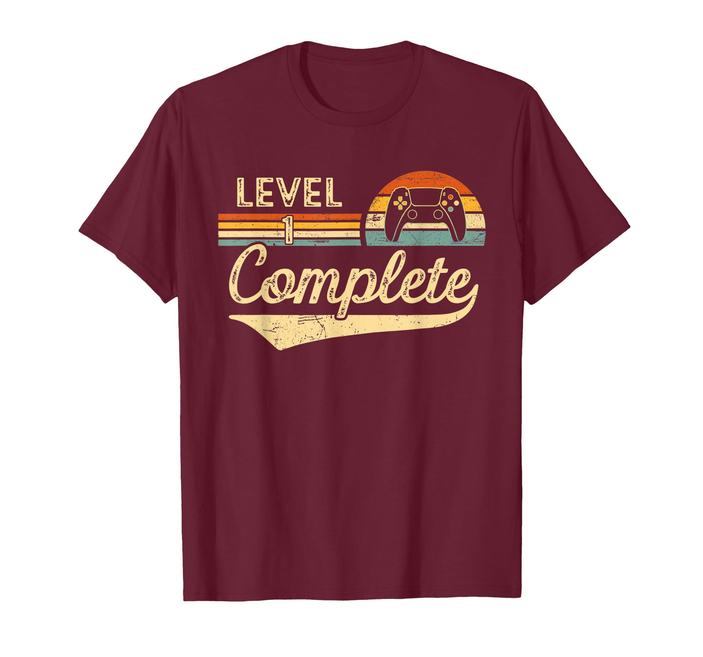 Level 1 Complete Vintage 1st Wedding Anniversary T-Shirt