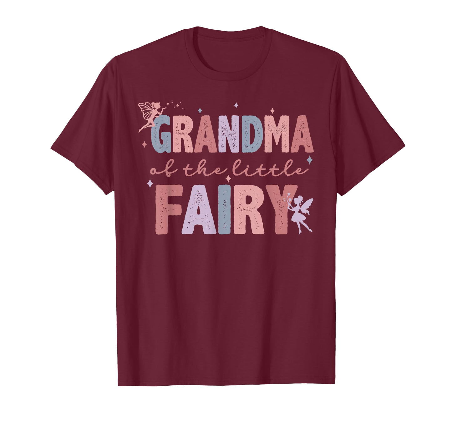 Grandma Of The Little Fairy First Birthday Girl Family Party T-Shirt