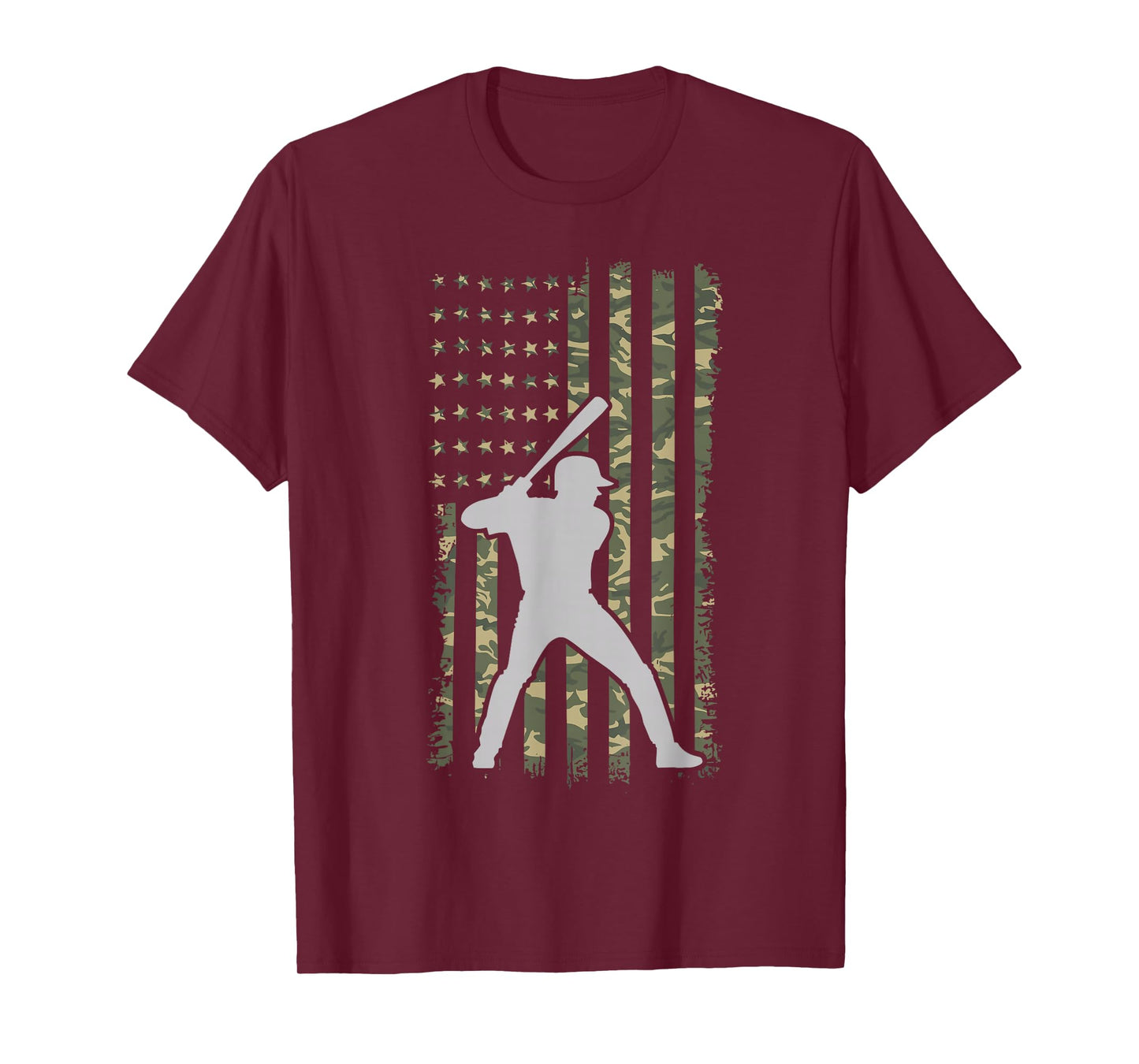 Baseball Player Gifts American Flag Baseball USA T-Shirt