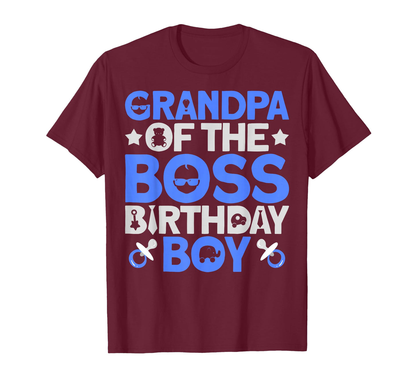 Grandpa Of The Boss Birthday Party Outfit Like A Boss T-Shirt