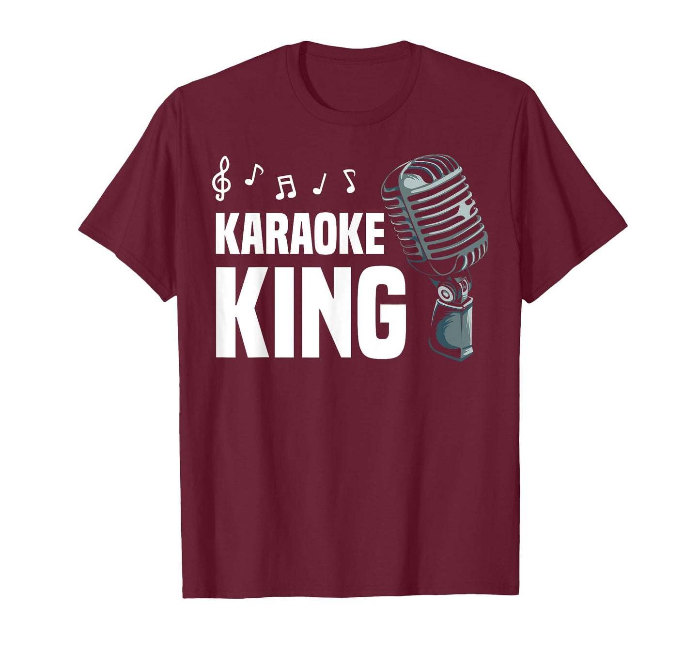 Funny Karaoke Design For Men Dad Singing Music Karaoke Lover T-Shirt