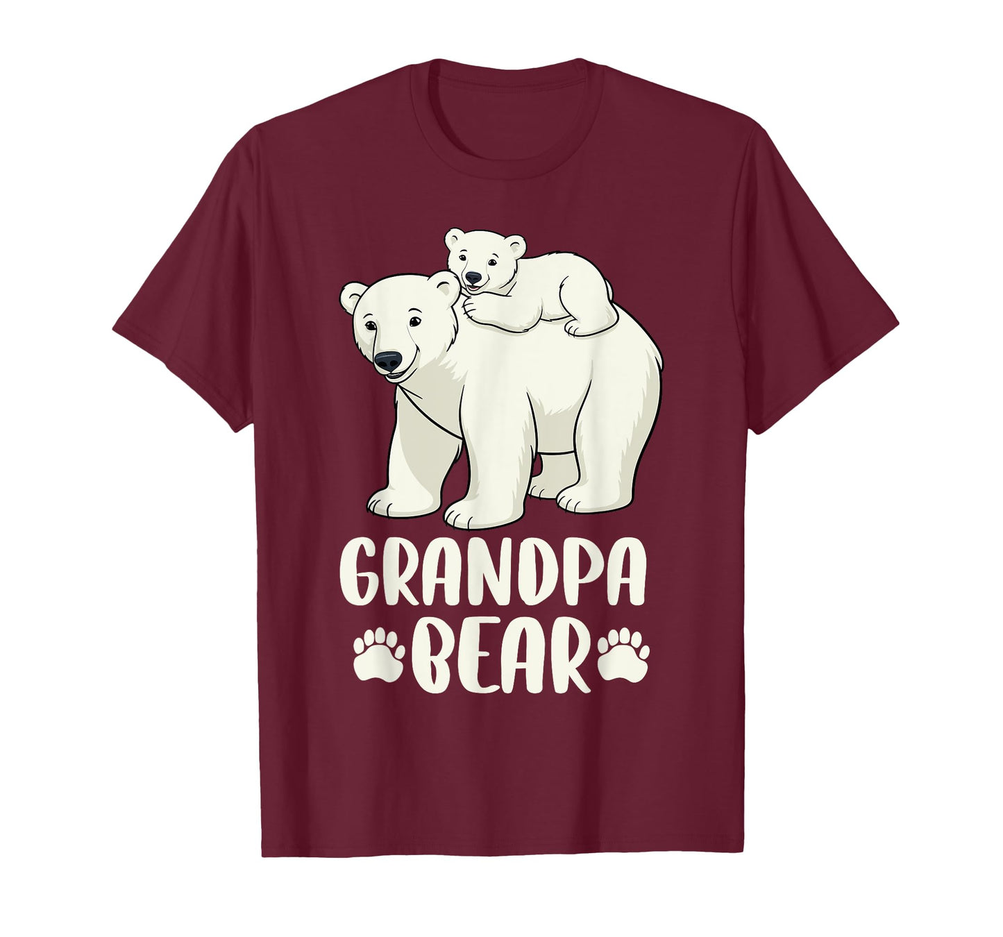 Grandpa Bear and Cub Polar Bear T-Shirt
