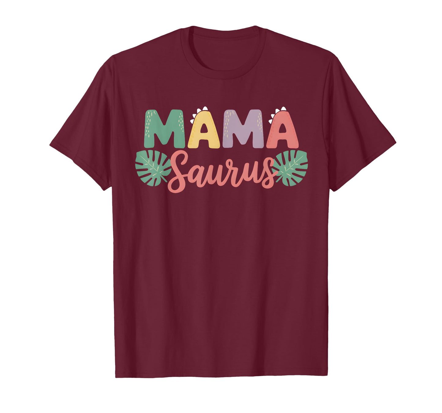 Mama Saurus Mom Dad Dinosaur Birthday Family Matching Women T-Shirt