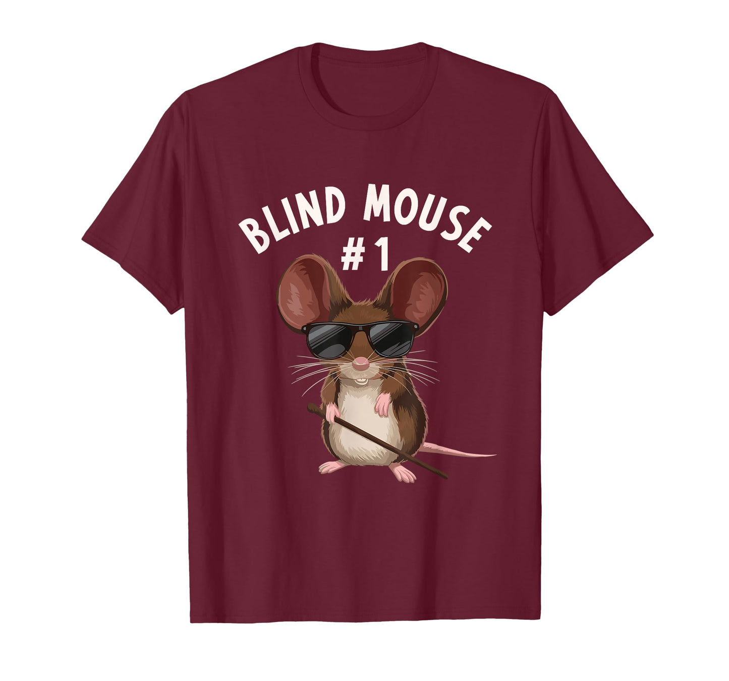 Blind Mice Group Outfit #1 of 3 - Halloween Mouse Costume #1 T-Shirt