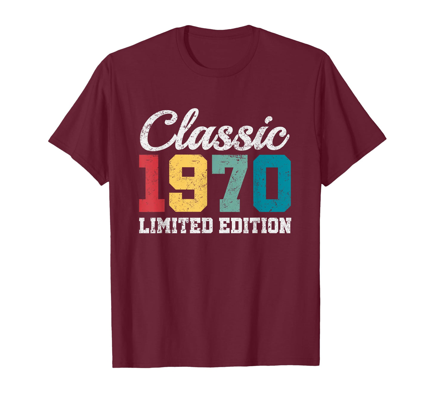 55 Year Old Classic 1970 Limited Edition Retro 55th Birthday T-Shirt