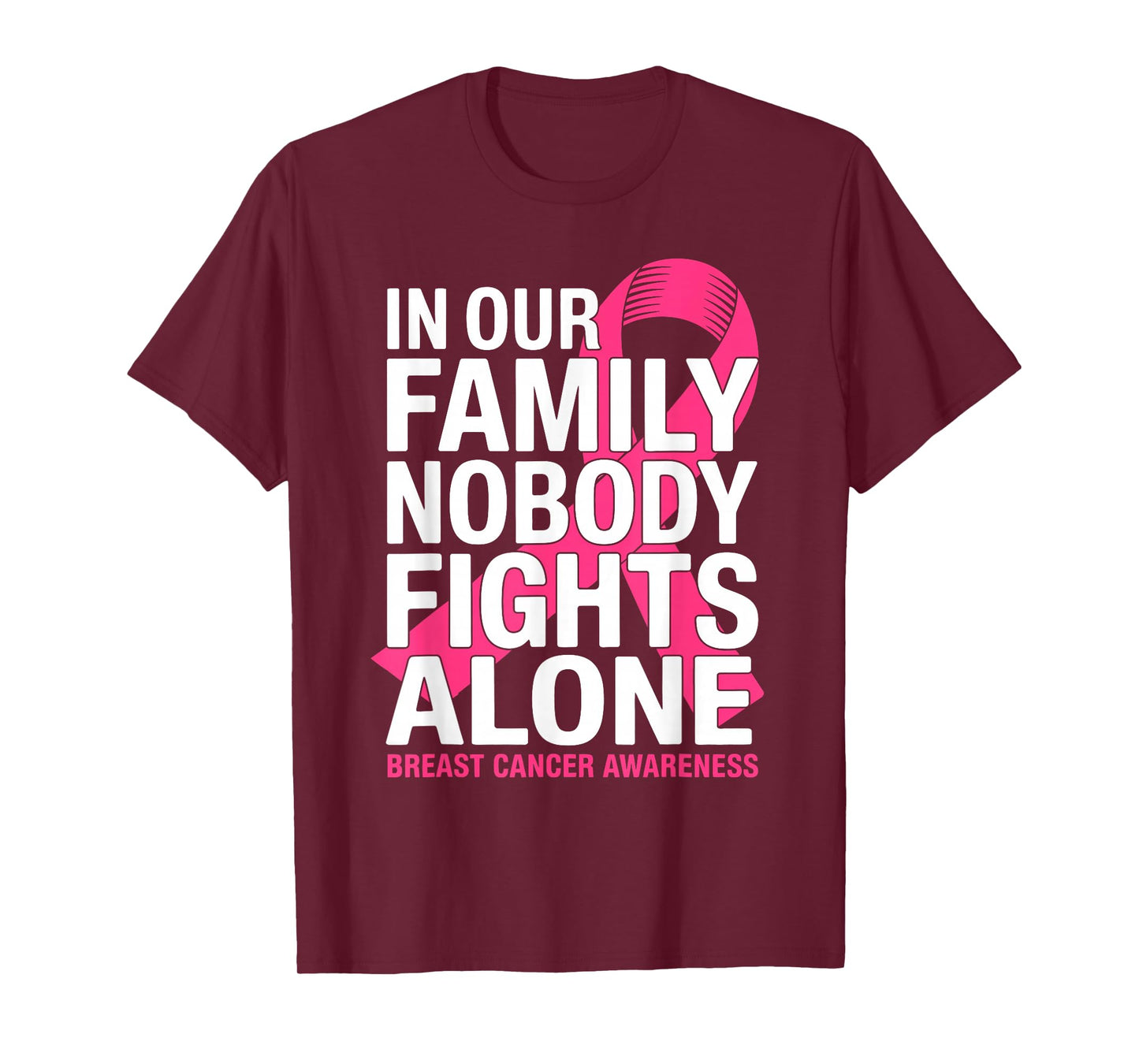 Breast Cancer Support Pink Ribbon Breast Cancer Awareness T-Shirt