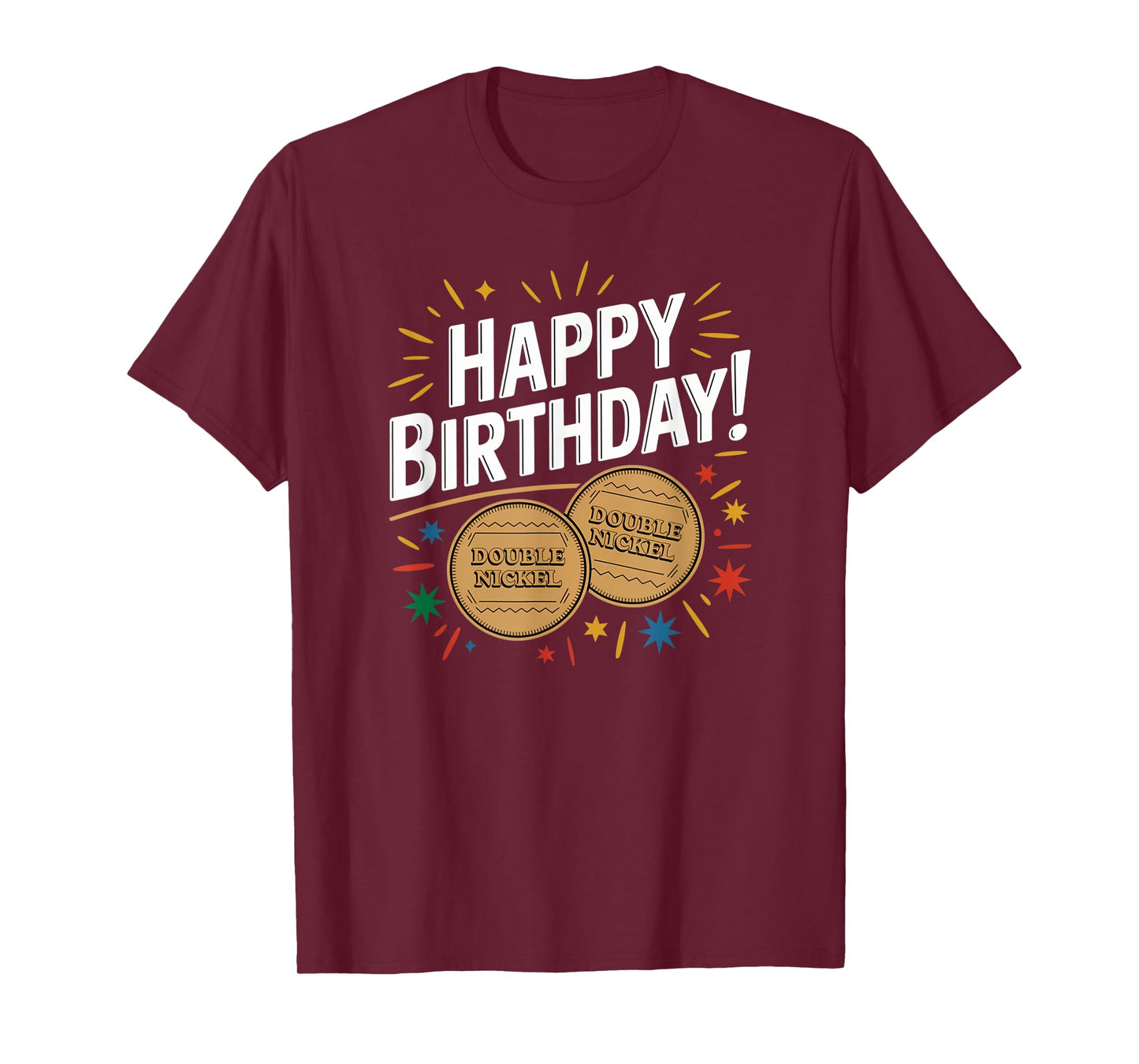 Double Nickel 55th Birthday Born In 1970 T-Shirt