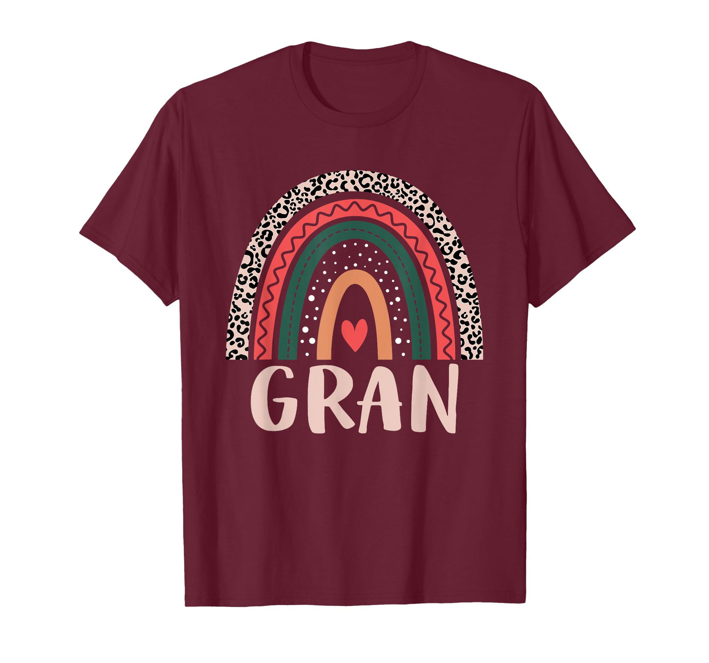 Gran Rainbow Grandma Grandmother Women Mothers Day Gran T-Shirt