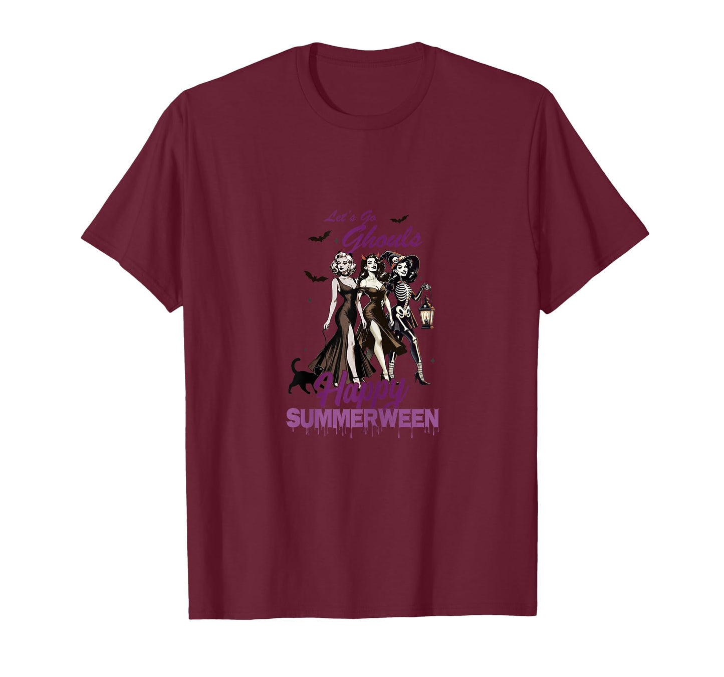 Happy Summerween Ghoul Girl Squad T-Shirt