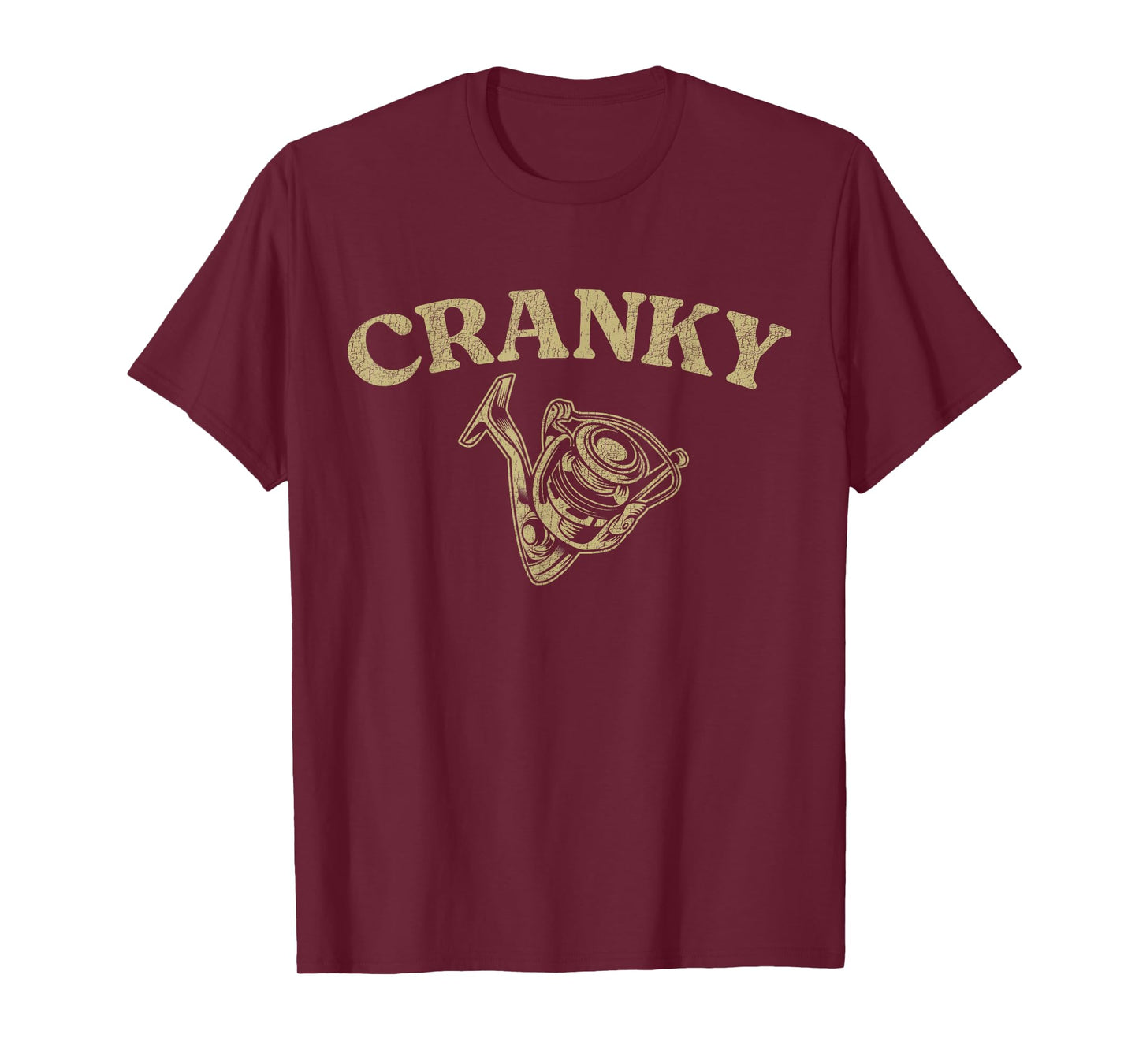 Crankbait Fishing Lure Funny Cranky Men Fishing T-Shirt