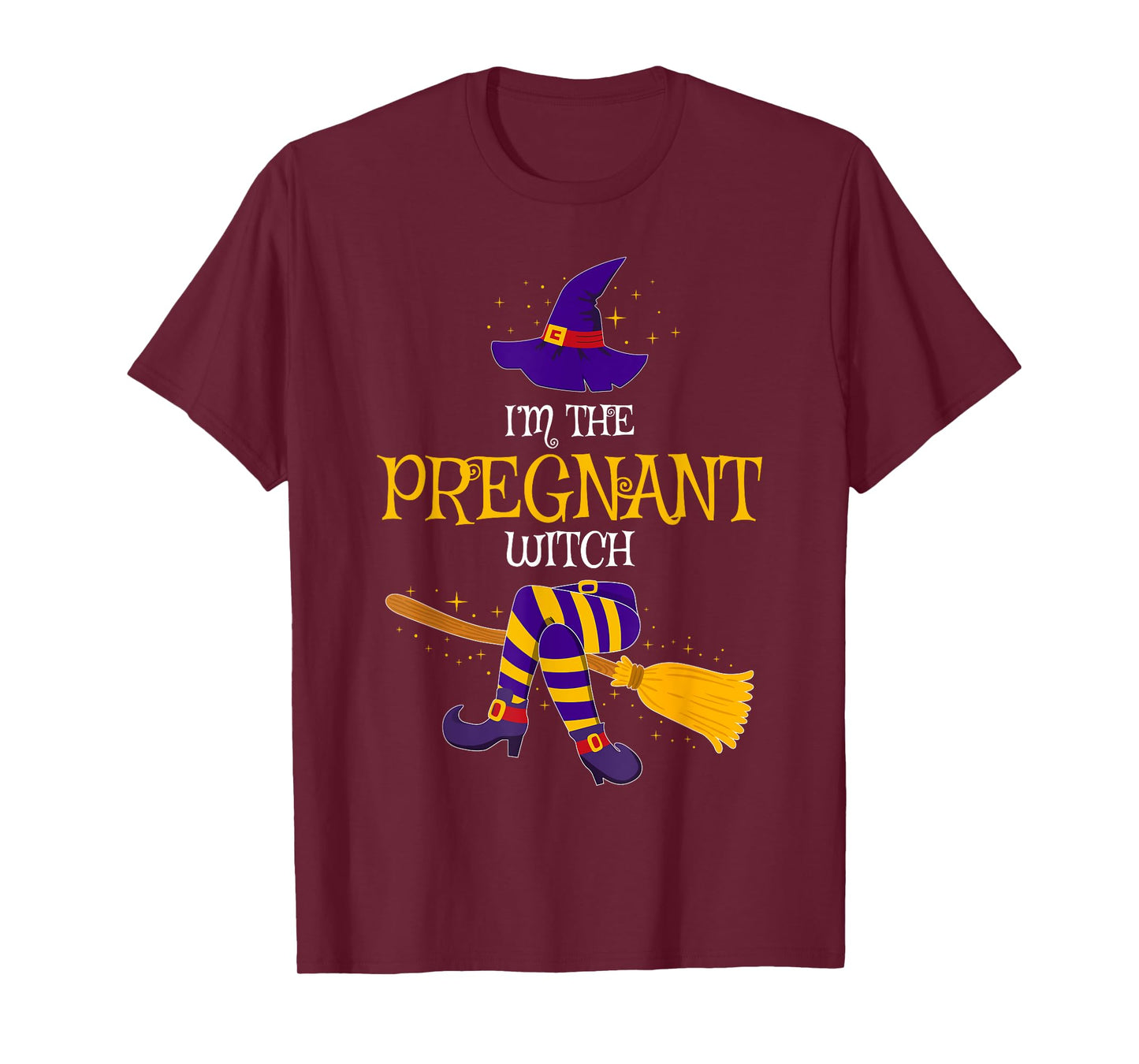 I’m The Pregnant Witch Family Matching Costume Halloween T-Shirt