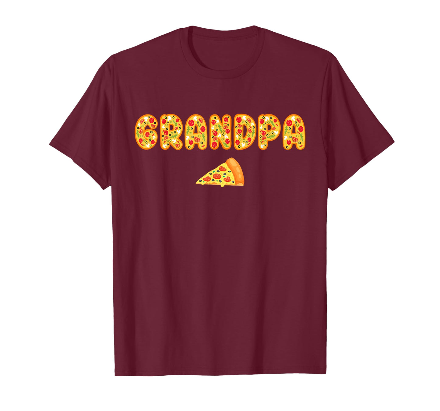 Grandpa Grandma Matching Birthday Squad Crew Pizza Family T-Shirt