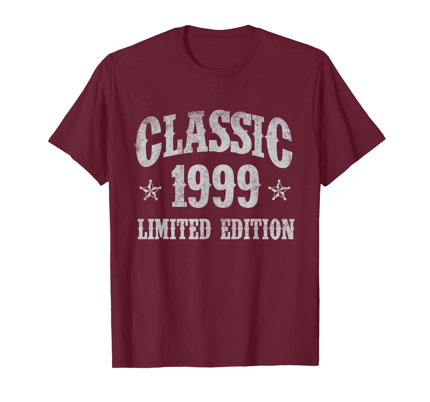 Classic 1999 Limited Edition Year Of Birth Birthday T-Shirt
