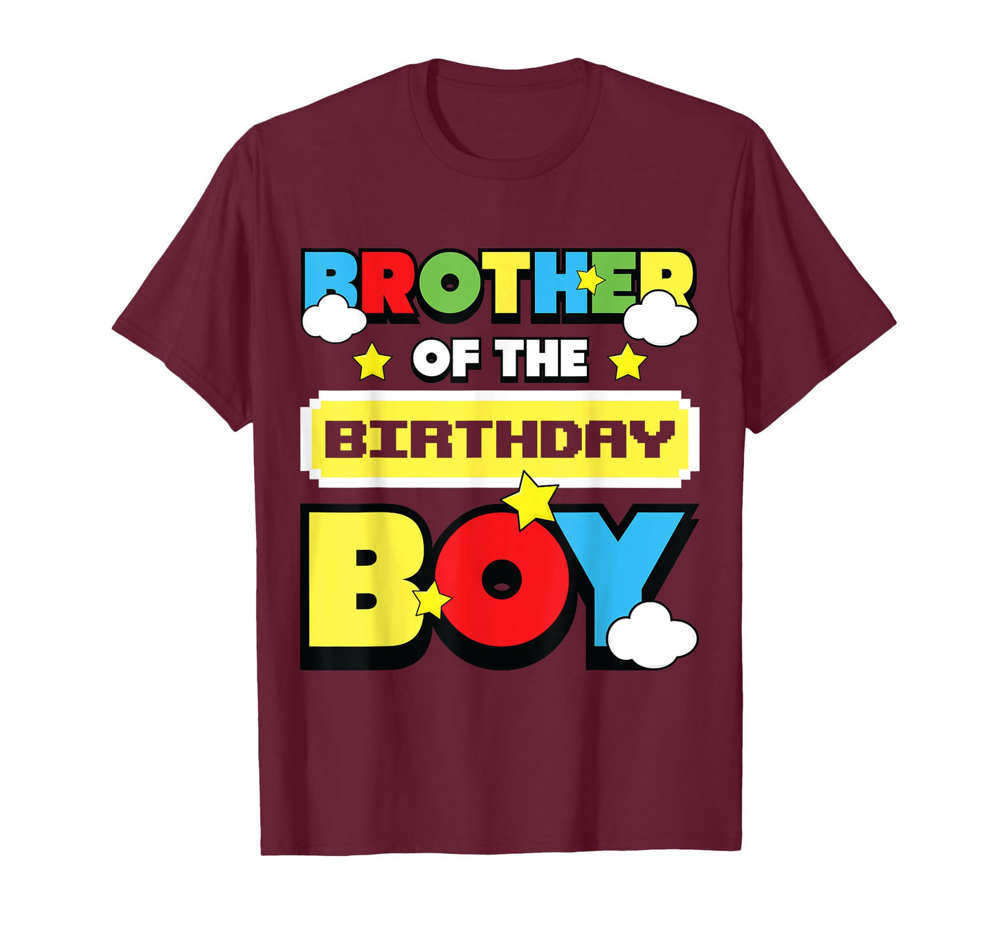 Brother Birthday Boy Party Decor Family Matching T-Shirt