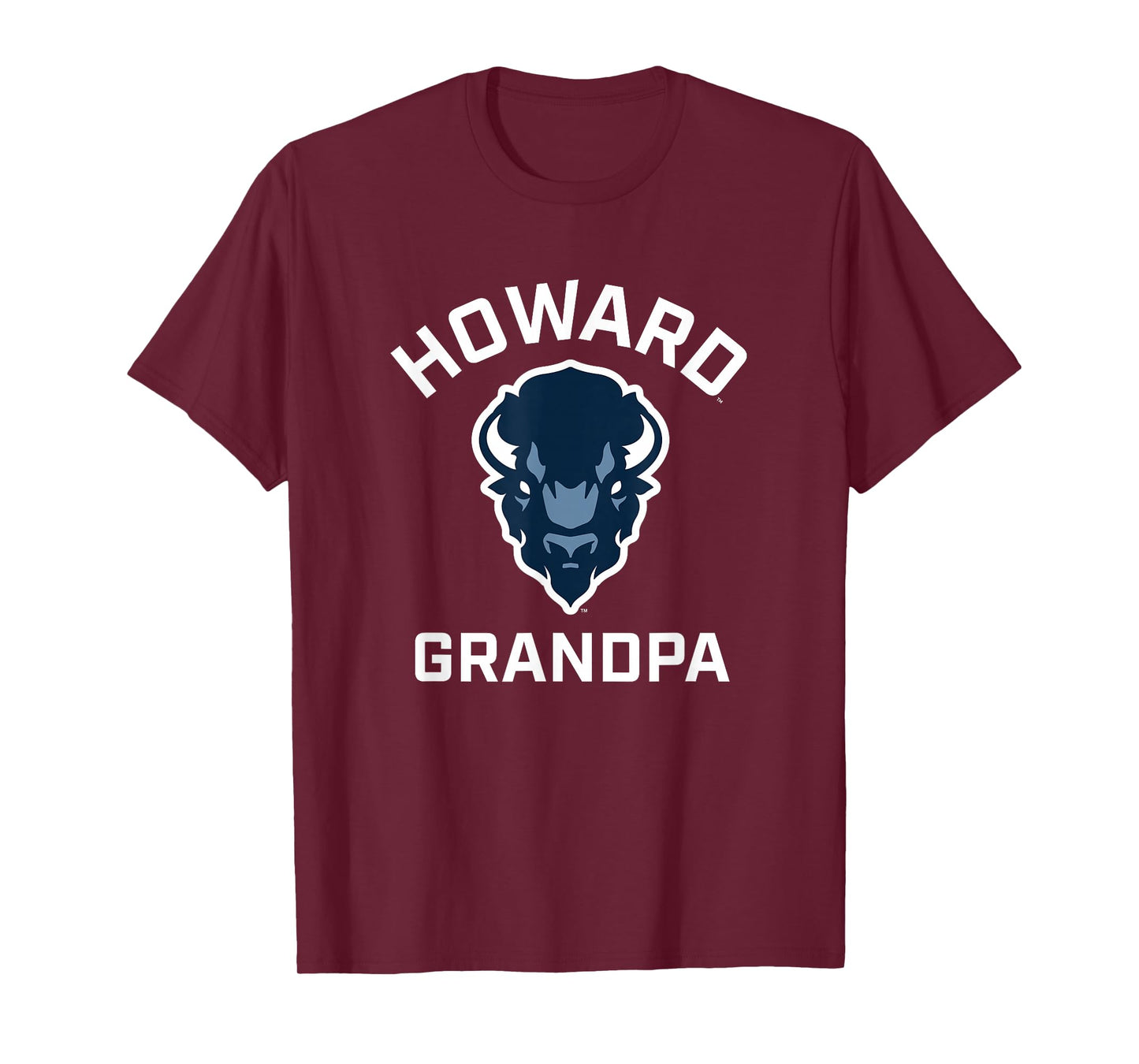 Howard University Bison Arched Grandpa T-Shirt