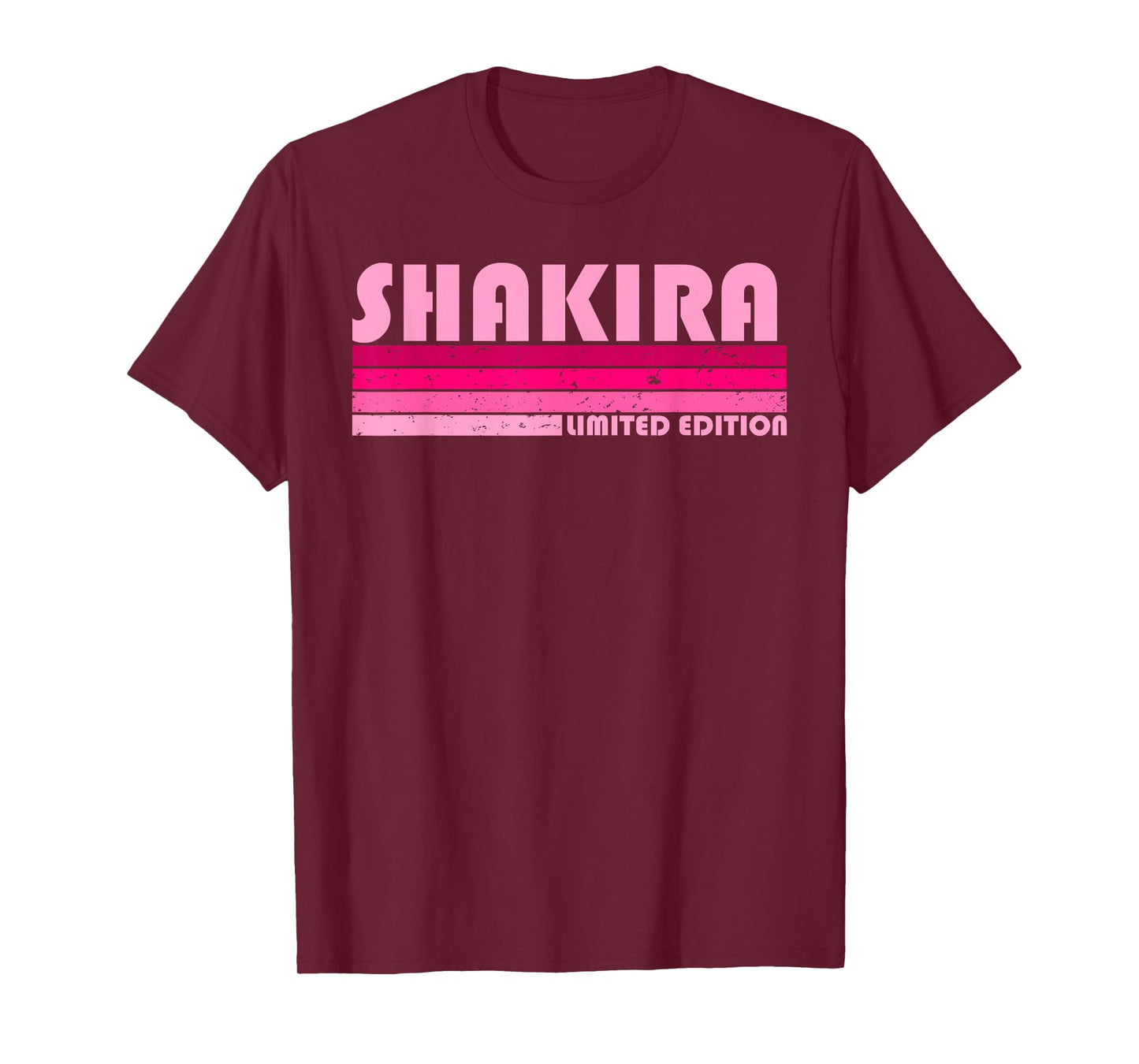 SHAKIRA Name Personalized Retro Vintage 80s 90s Birthday T-Shirt