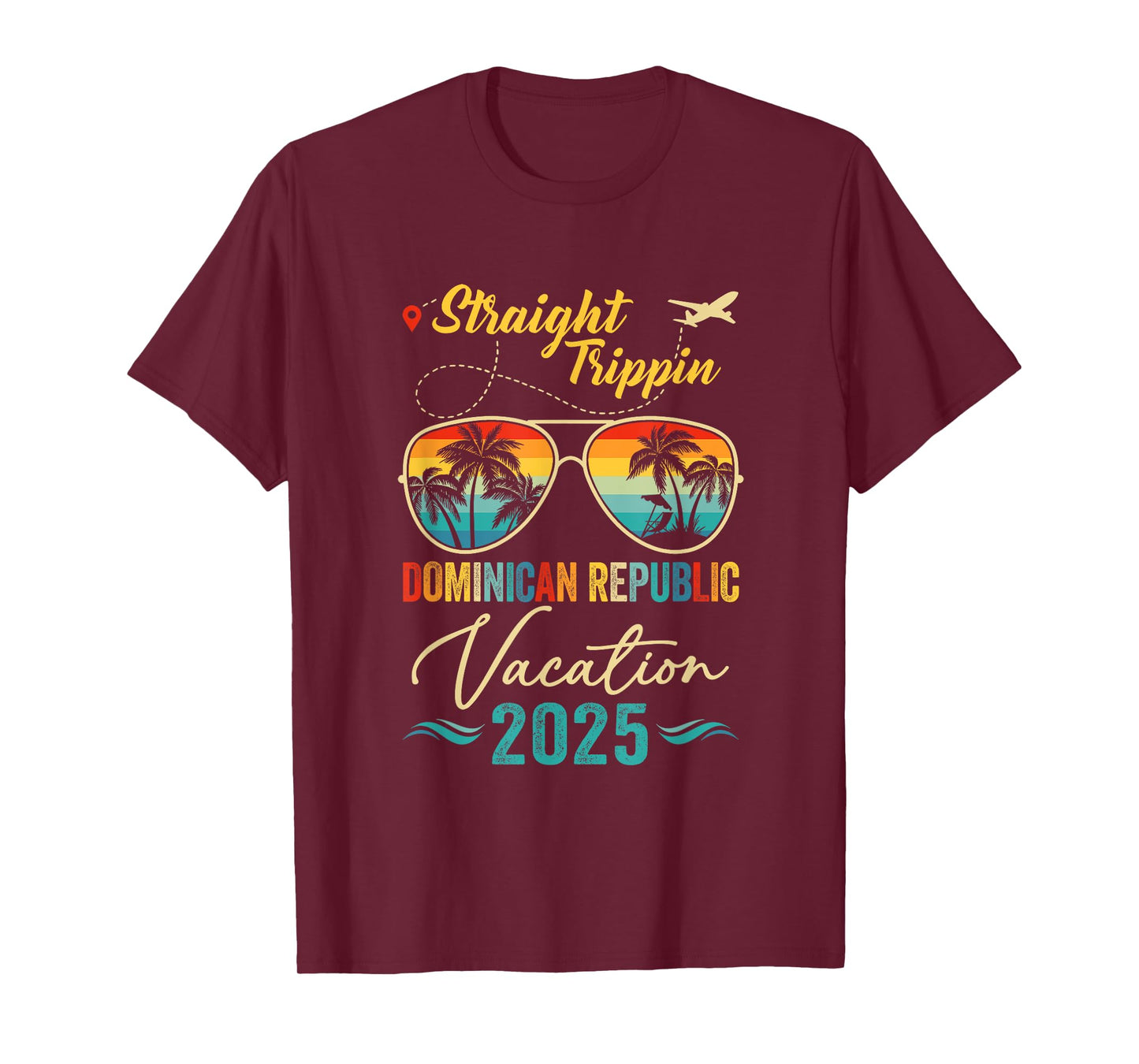 Straight Trippin Dominican Republic 2025 Family Summer T-Shirt