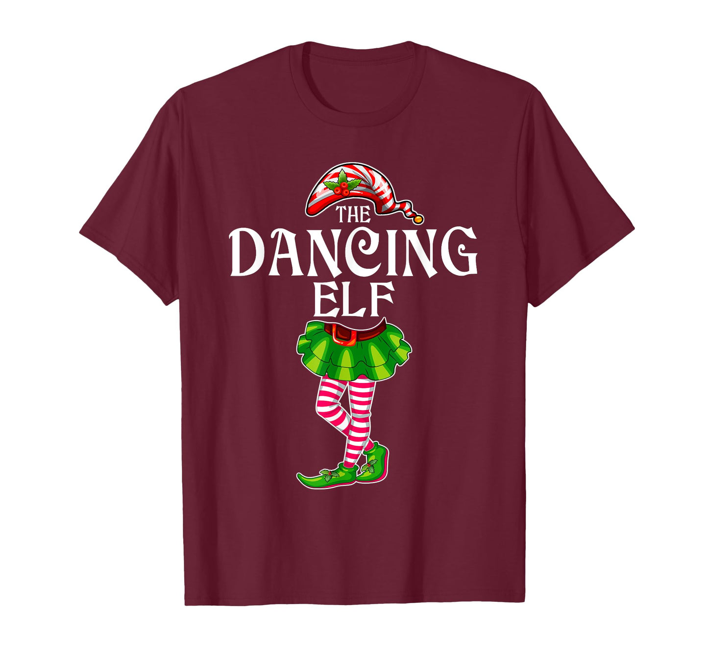 The Dancing Elf Christmas Matching Family Group T-Shirt