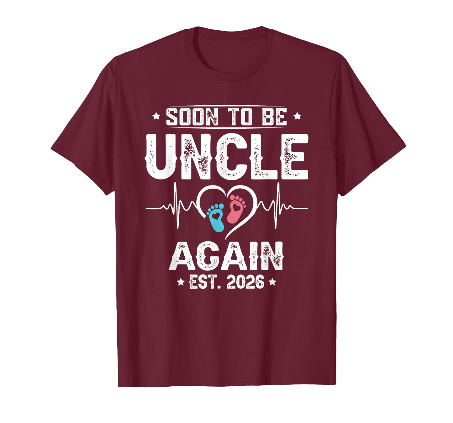 Soon To Be Uncle again est. 2026 New Dad Fathers Day T-Shirt