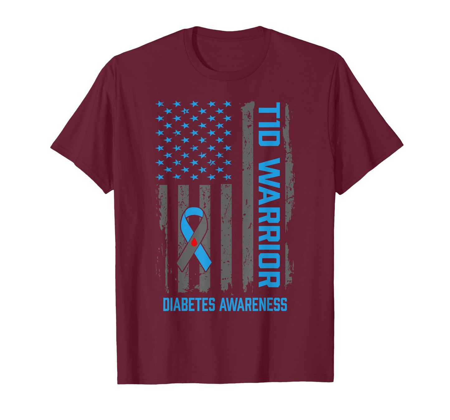 Type 1 Diabetes Awareness T1D Warrior Type One Diabetic T-Shirt