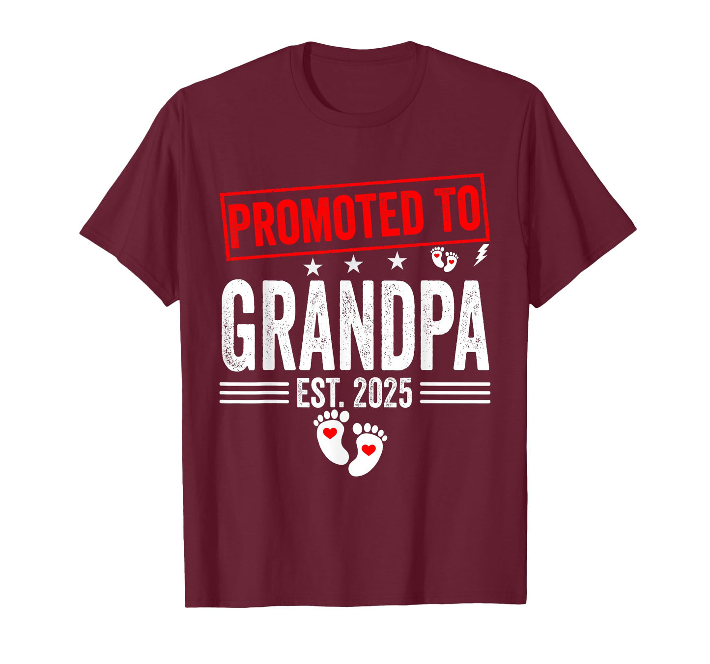 Promoted to Grandpa Est. 2025 T-Shirt