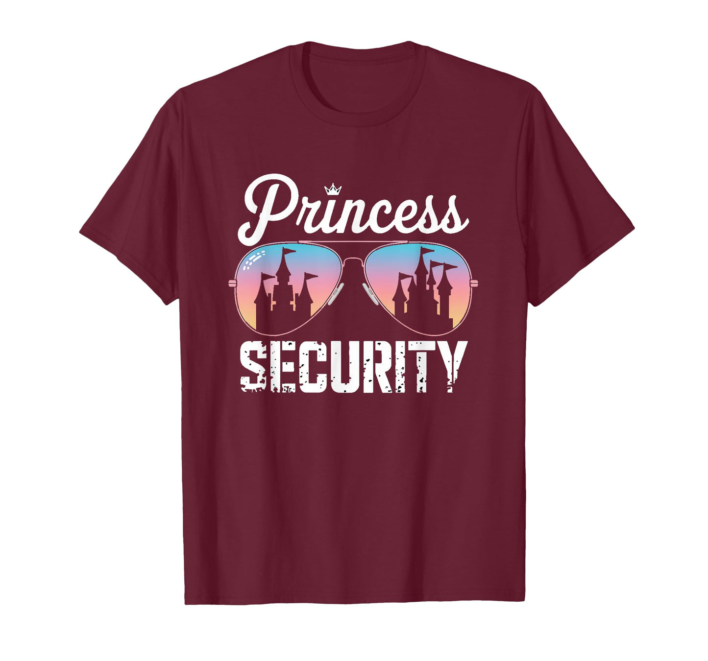 Retro Princess Security Protection Castle Men Women & Boys T-Shirt