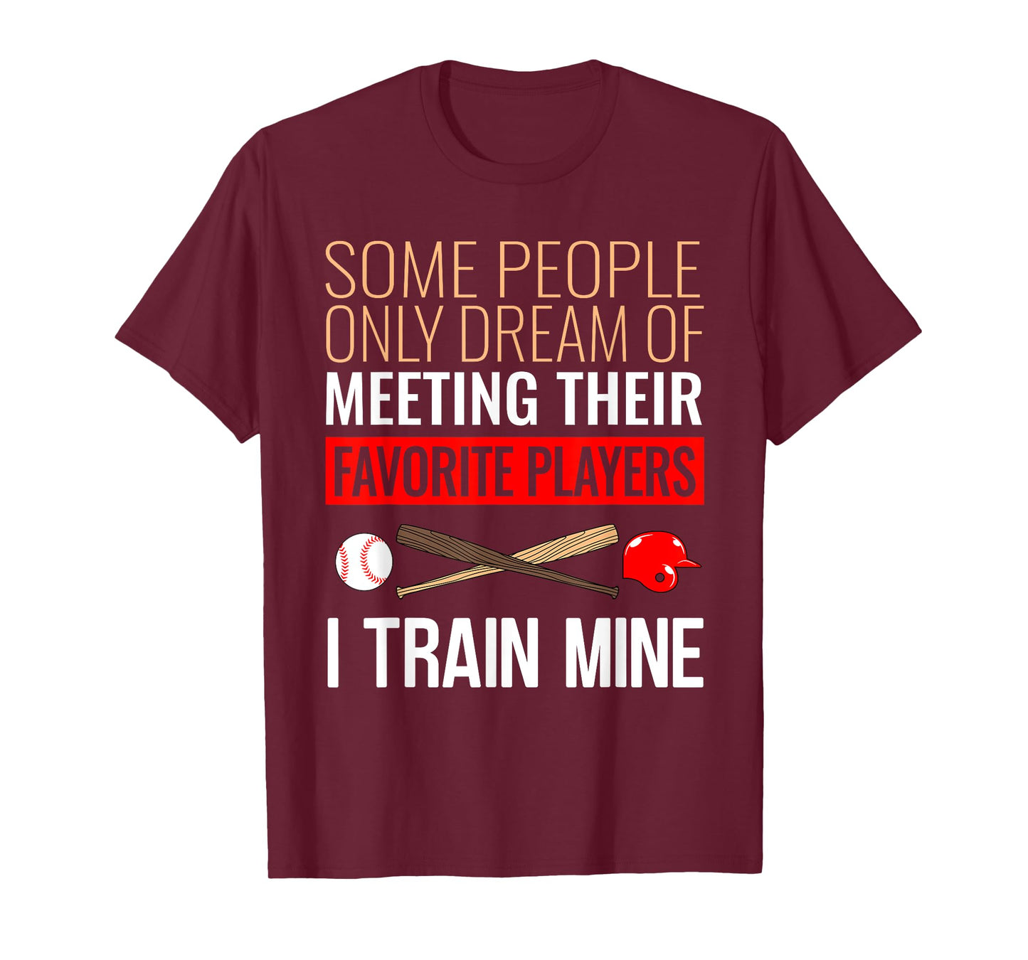 Funny Baseball Coach Trainer Bat And Ball Sports Lover Quote T-Shirt