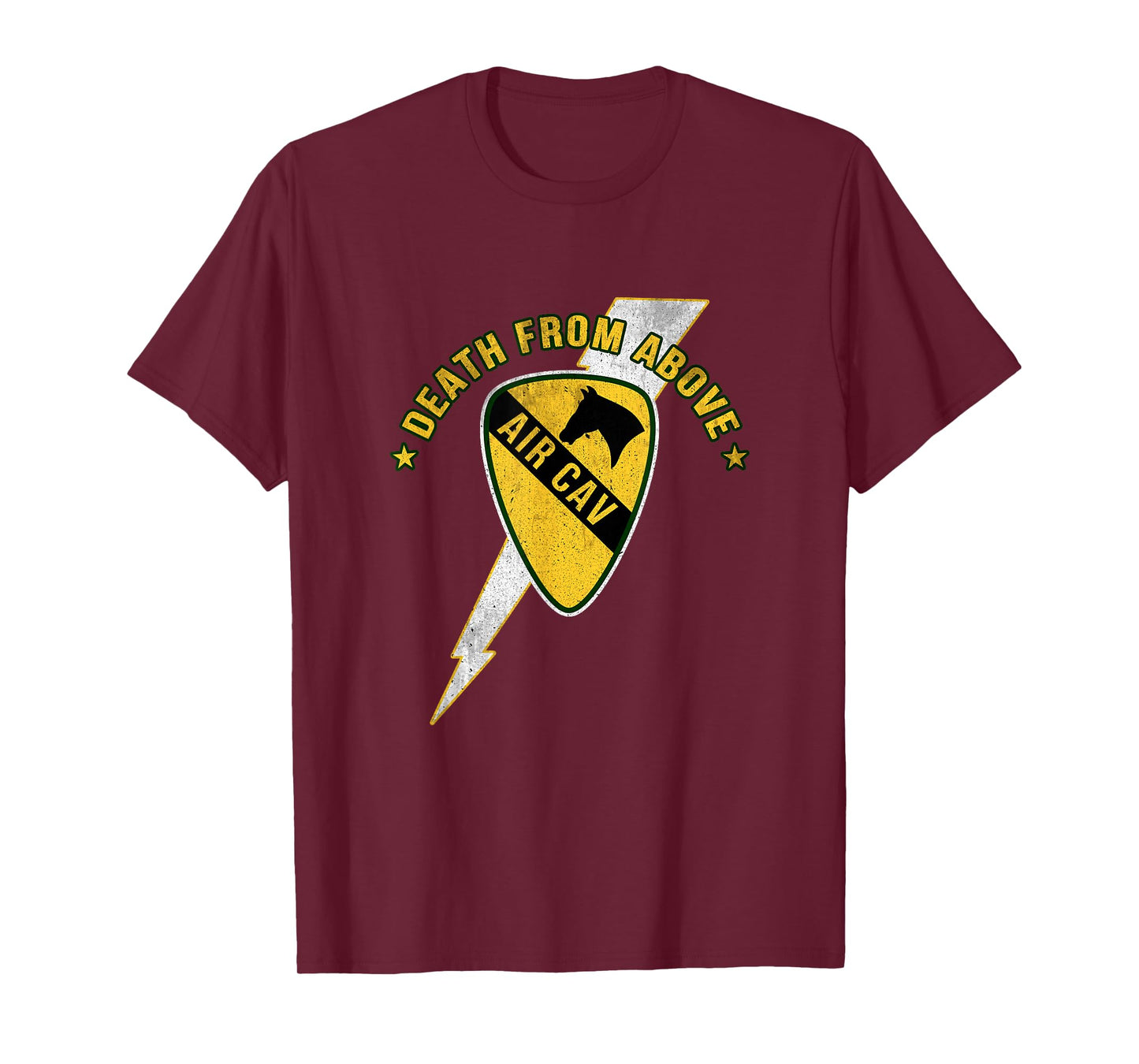 Air Cavalry Helicopter Badge 1st Cavalry Division Veteran T-Shirt