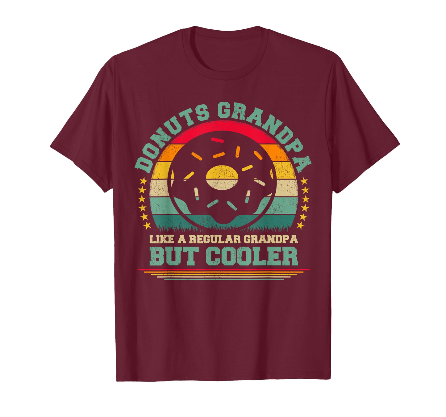 Donuts Grandpa Like A Regular Grandpa Father's Day T-Shirt