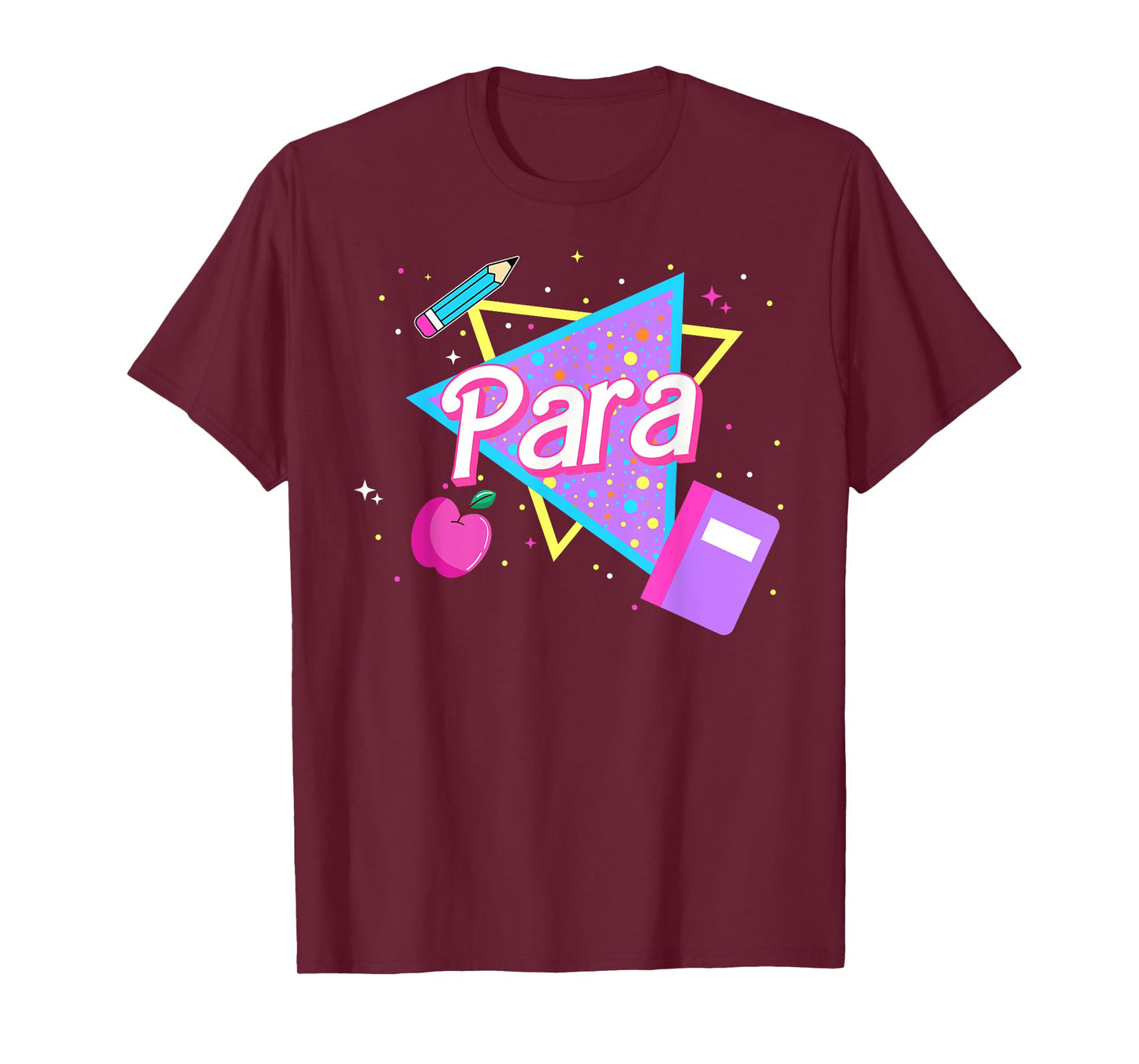 Cute Paraprofessional Shirt 80's 90's Style Retro Old School T-Shirt