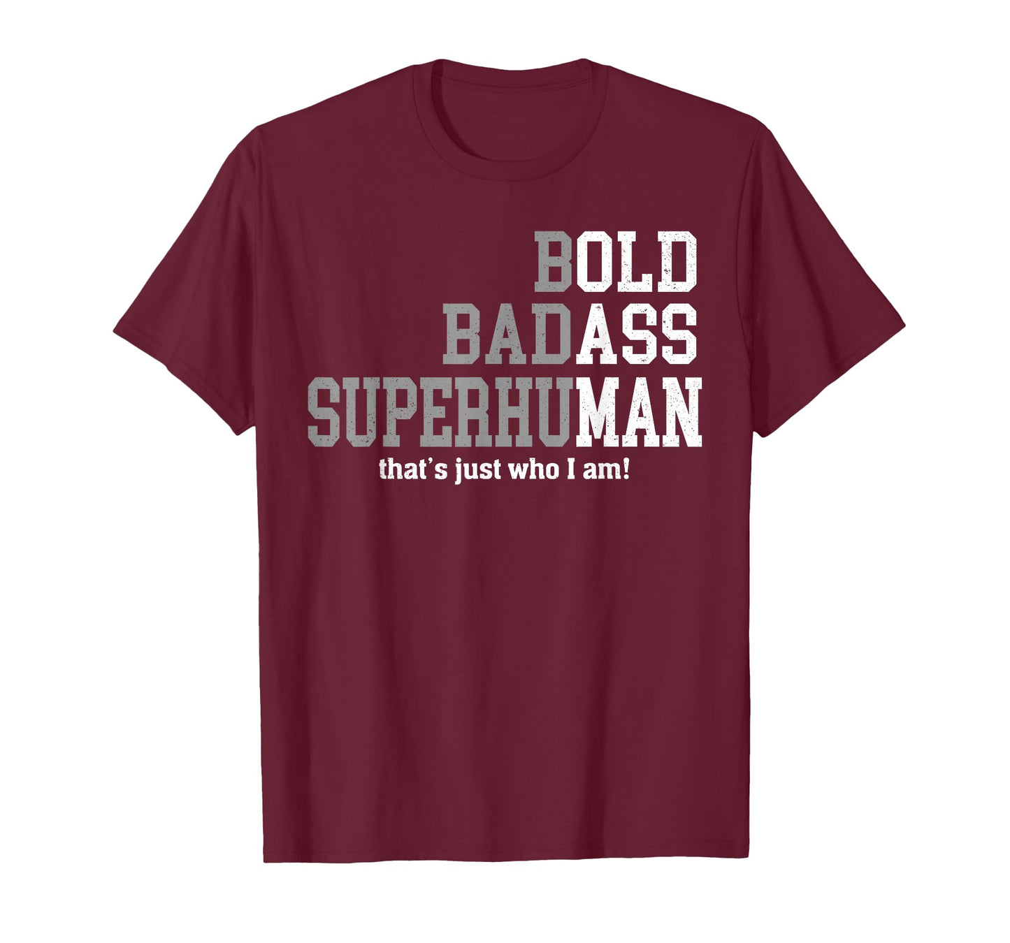 Retro Bold Ba-dass That's Just Who I Am Old Ass Man Dad Life T-Shirt