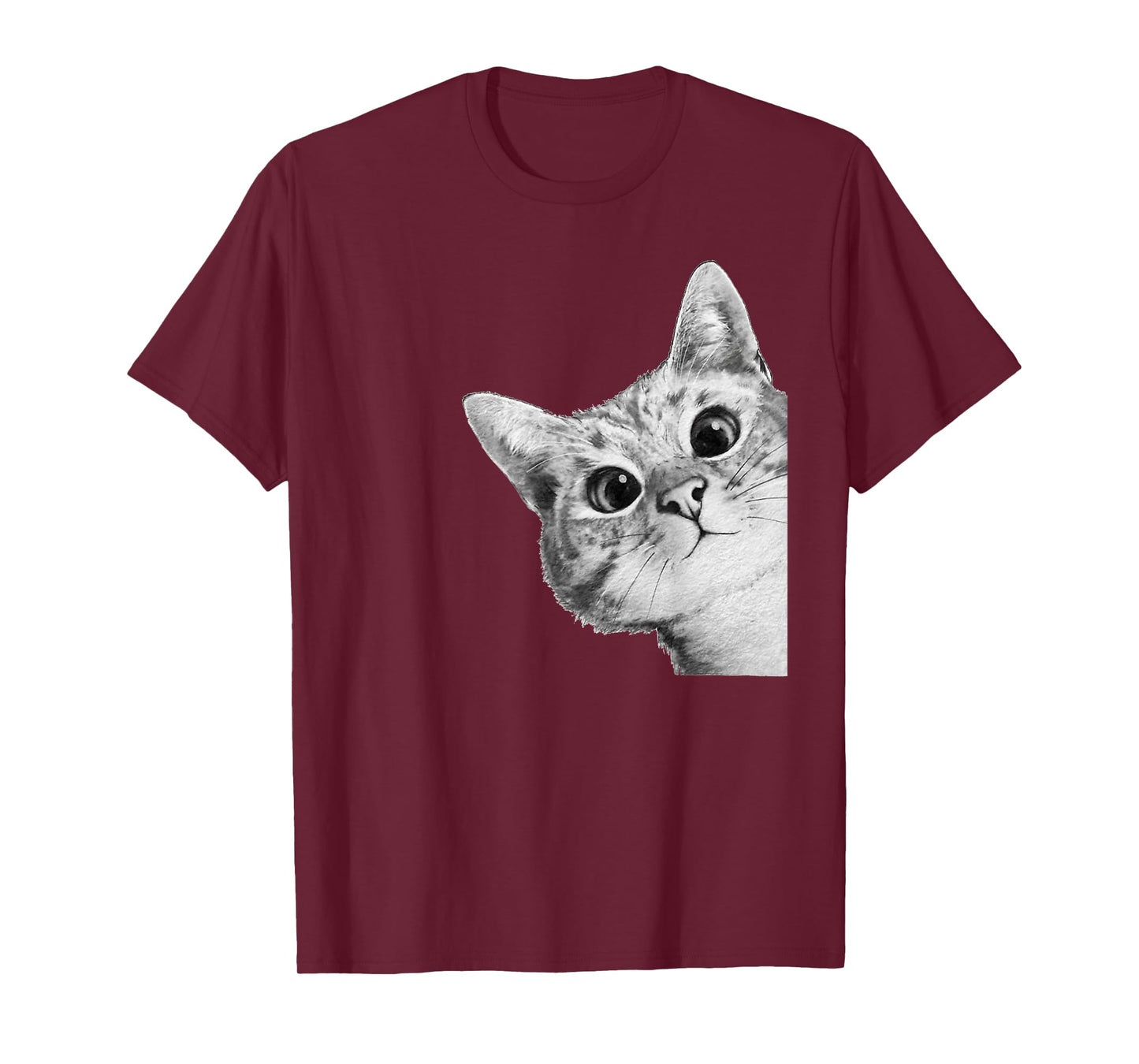 Cute Adorable Kitty Cat T-Shirt for Men Women Girls Kids