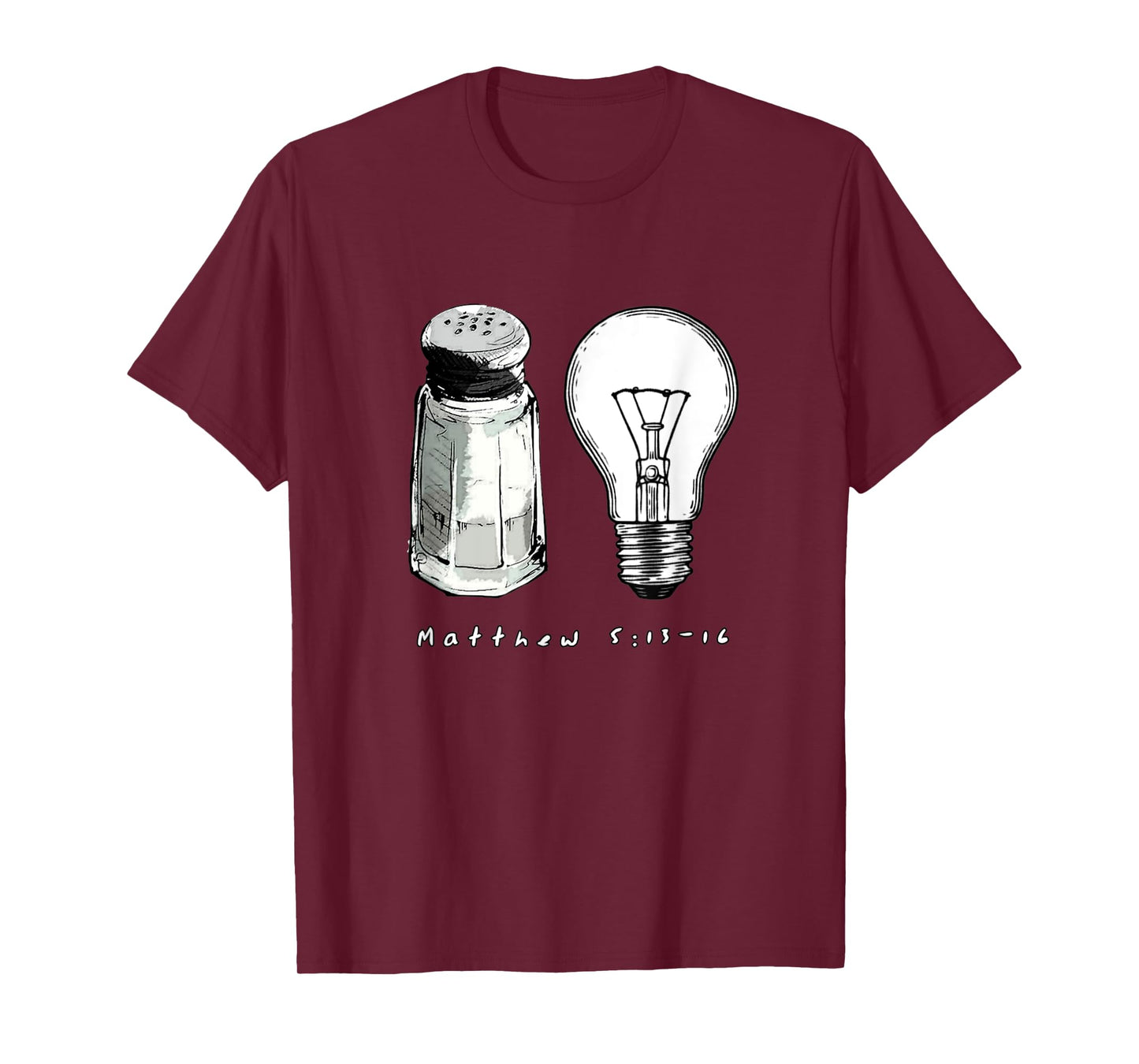 Funny Salt and Light Christian Bible Verse Tee T-Shirt