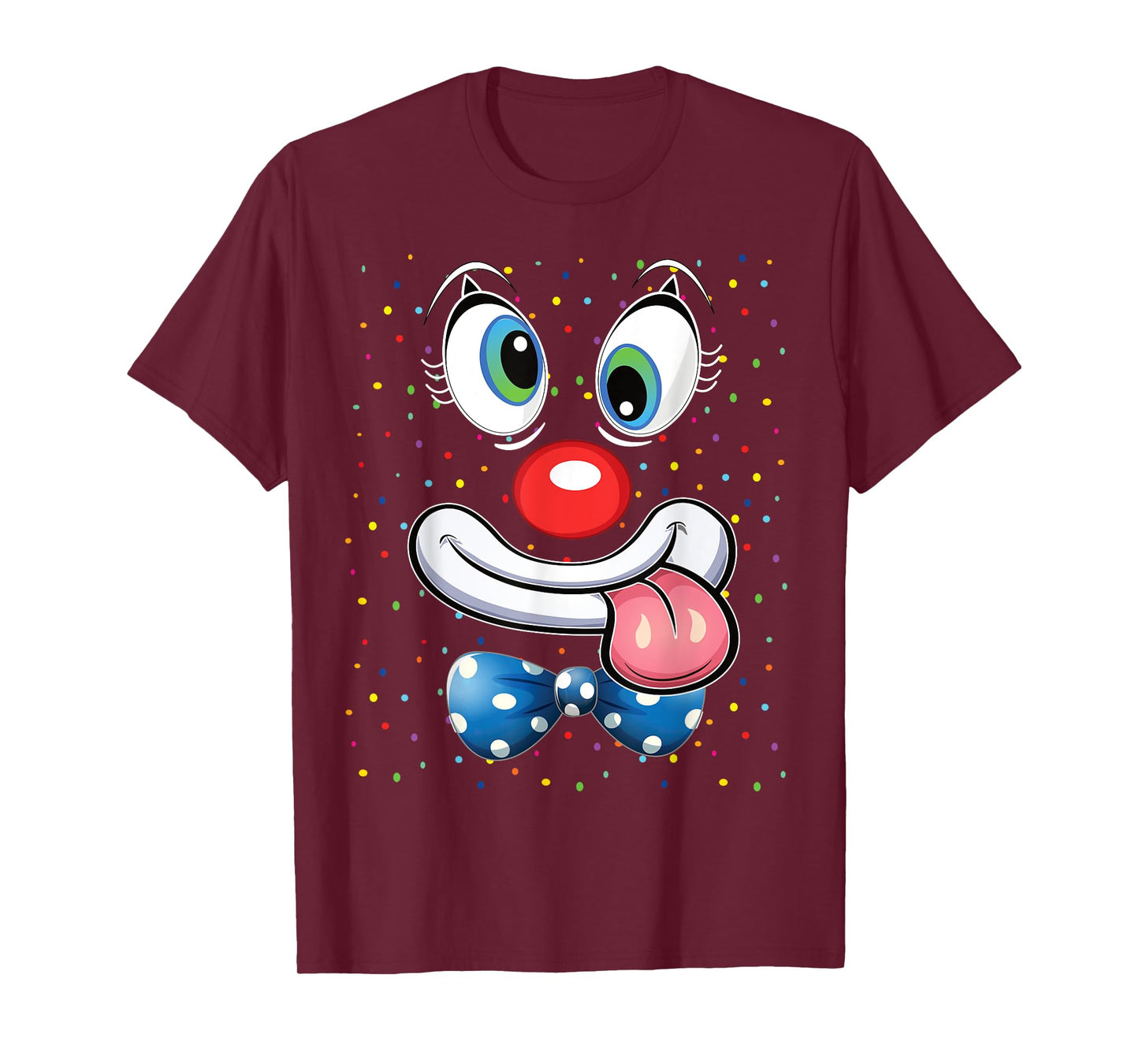 Carnival Clown Face Circus Costume Kids Men Women Carnivals T-Shirt