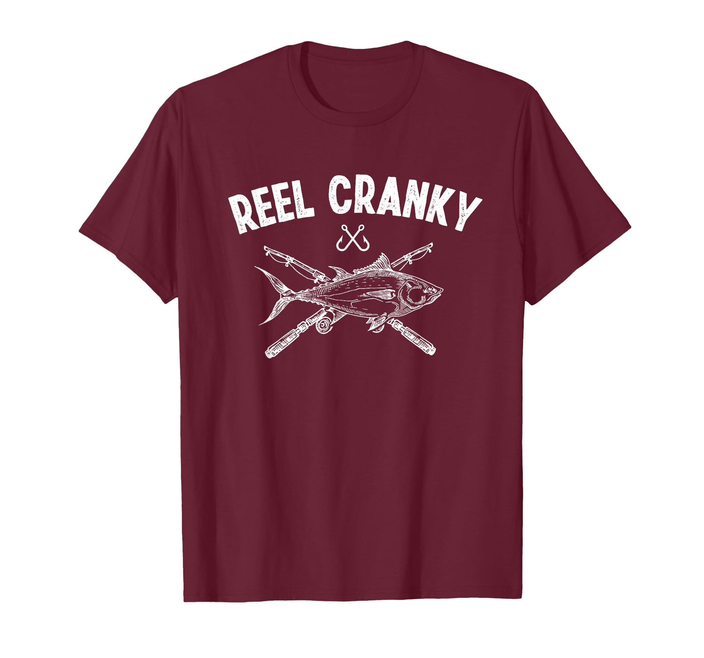 Reel Cranky Funny Fishing Fisherman T-Shirt