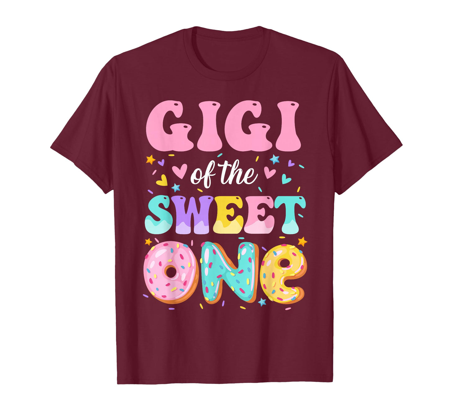Gigi Of The Sweet One 1st Birthday Donut Bday Party T-Shirt