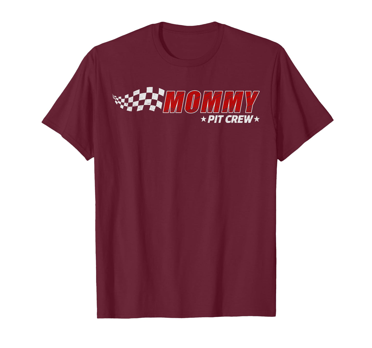 Mommy Pit Crew Race Car Birthday Family Matching Pit Crew T-Shirt